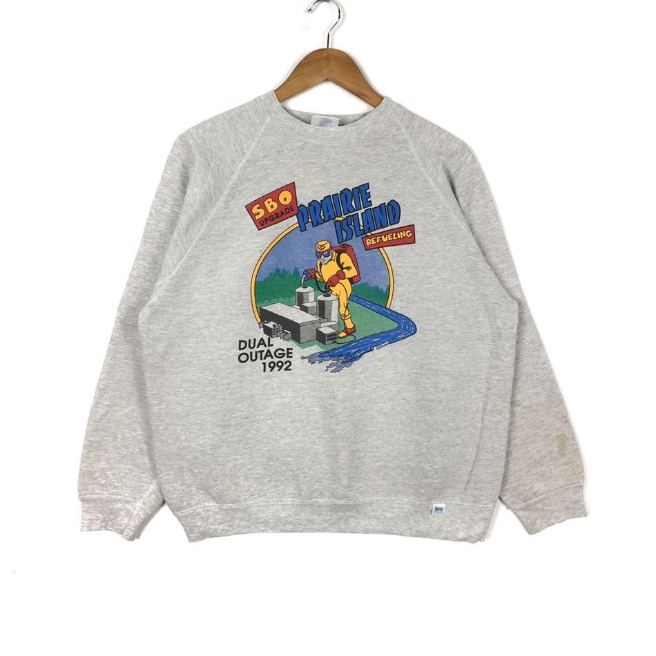 Vintage 1992 PRAIRIE ISLAND SBO Vintage Hoodie Size US XL / EU 56 / 4 - 2 Thumbnail