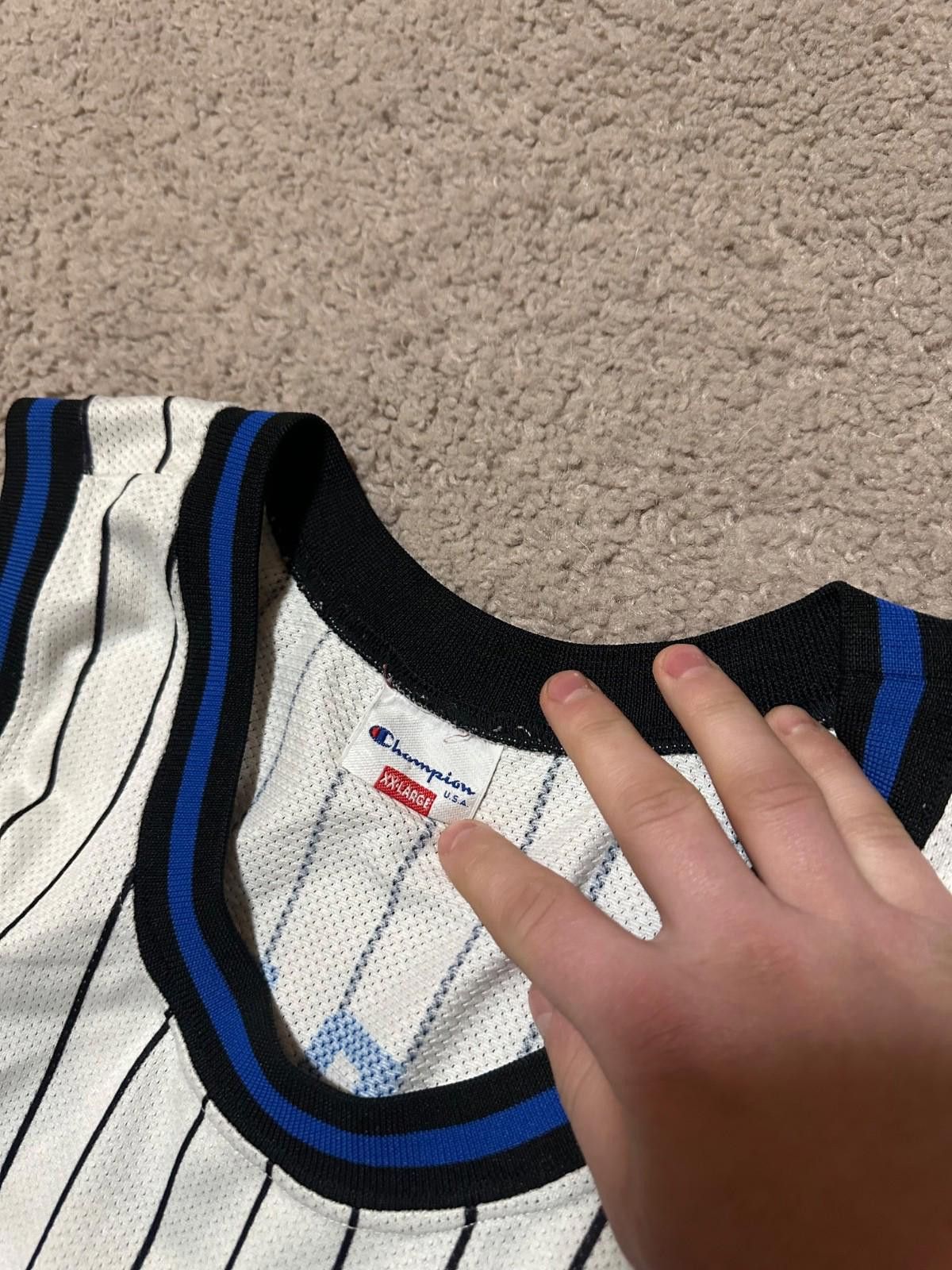 Champion VTG 90’s Orlando Magic NBA Anfernee Hardaway Champion Jersey Size US XXL / EU 58 / 5 - 4 Thumbnail