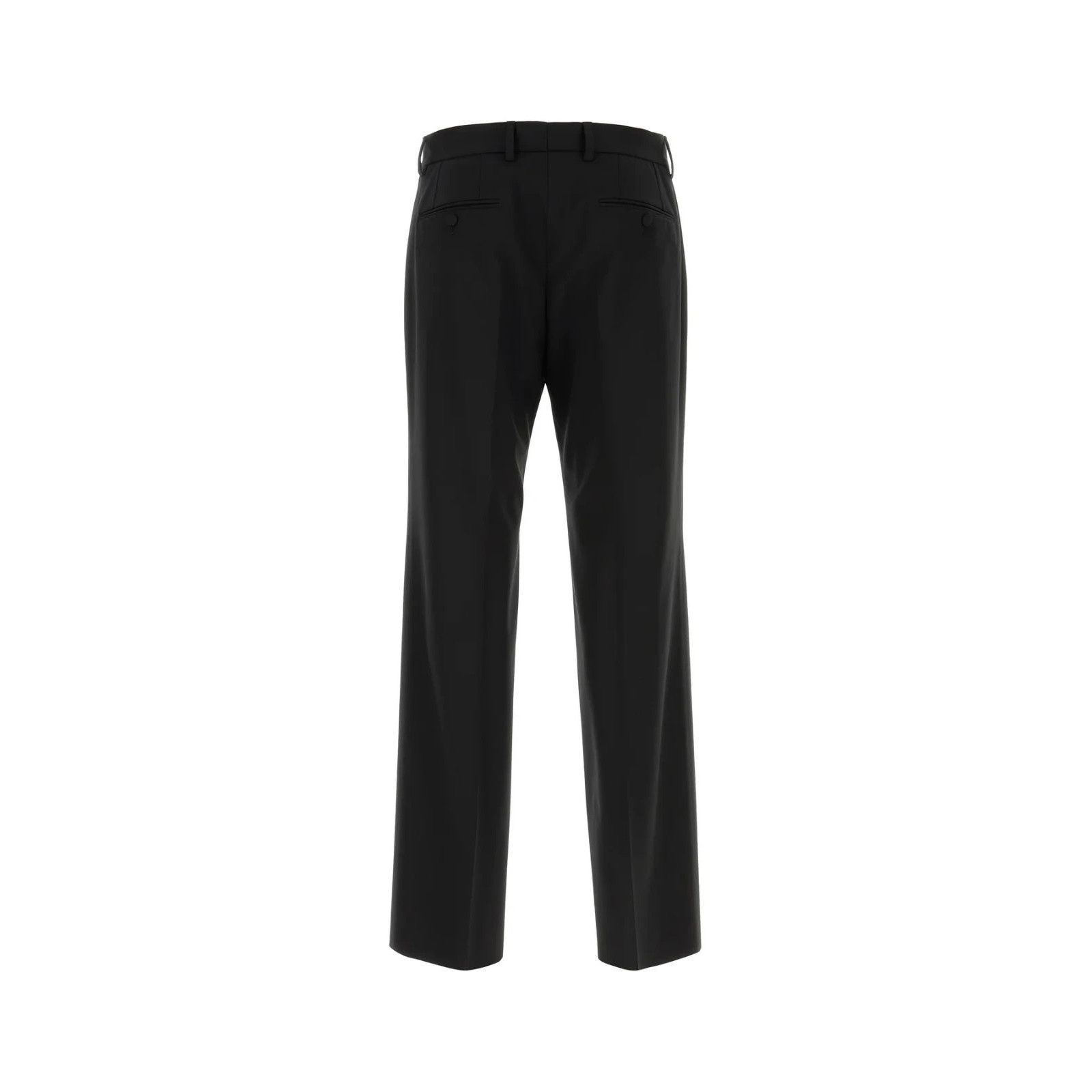 Dolce & Gabbana DOLCE&GABBANA Black Stretch Wool Pants New & Authentic (Men' Size US 34 / EU 50 - 2 Thumbnail