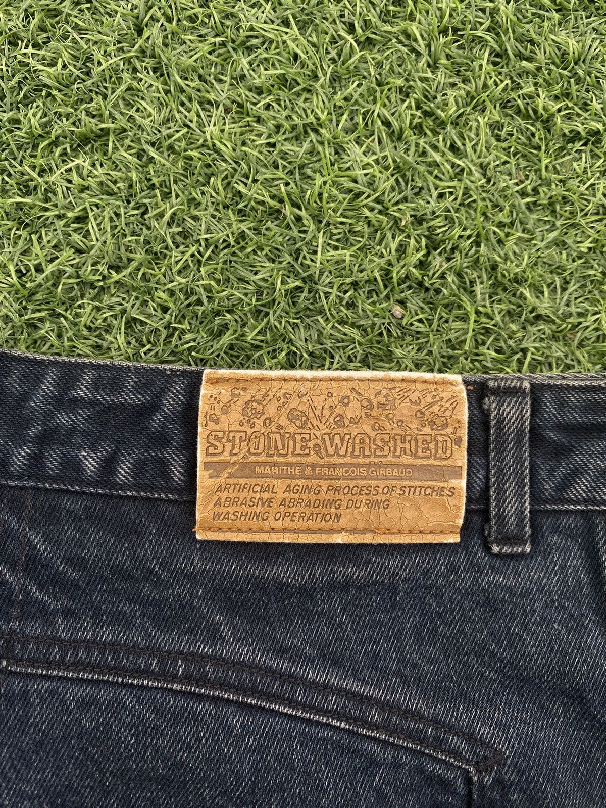 Marithe + Francois Girbaud MARITHE FRANCOIS GIRBAUD STONE WASHED DENIM JEANS Size US 32 / EU 48 - 10 Thumbnail
