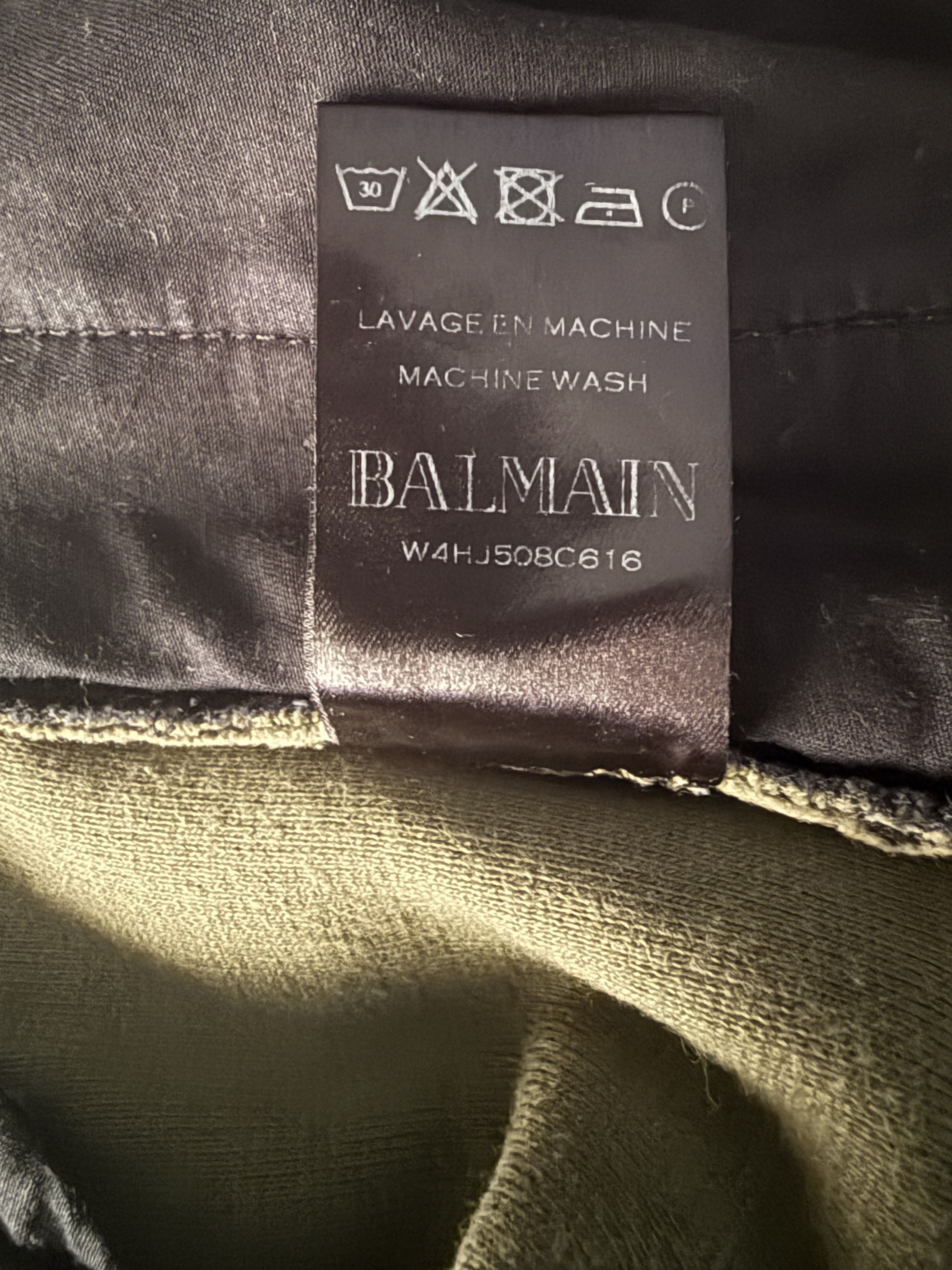 Balmain Sweatpants Cargo Joggers Size US 30 / EU 46 - 12 Thumbnail