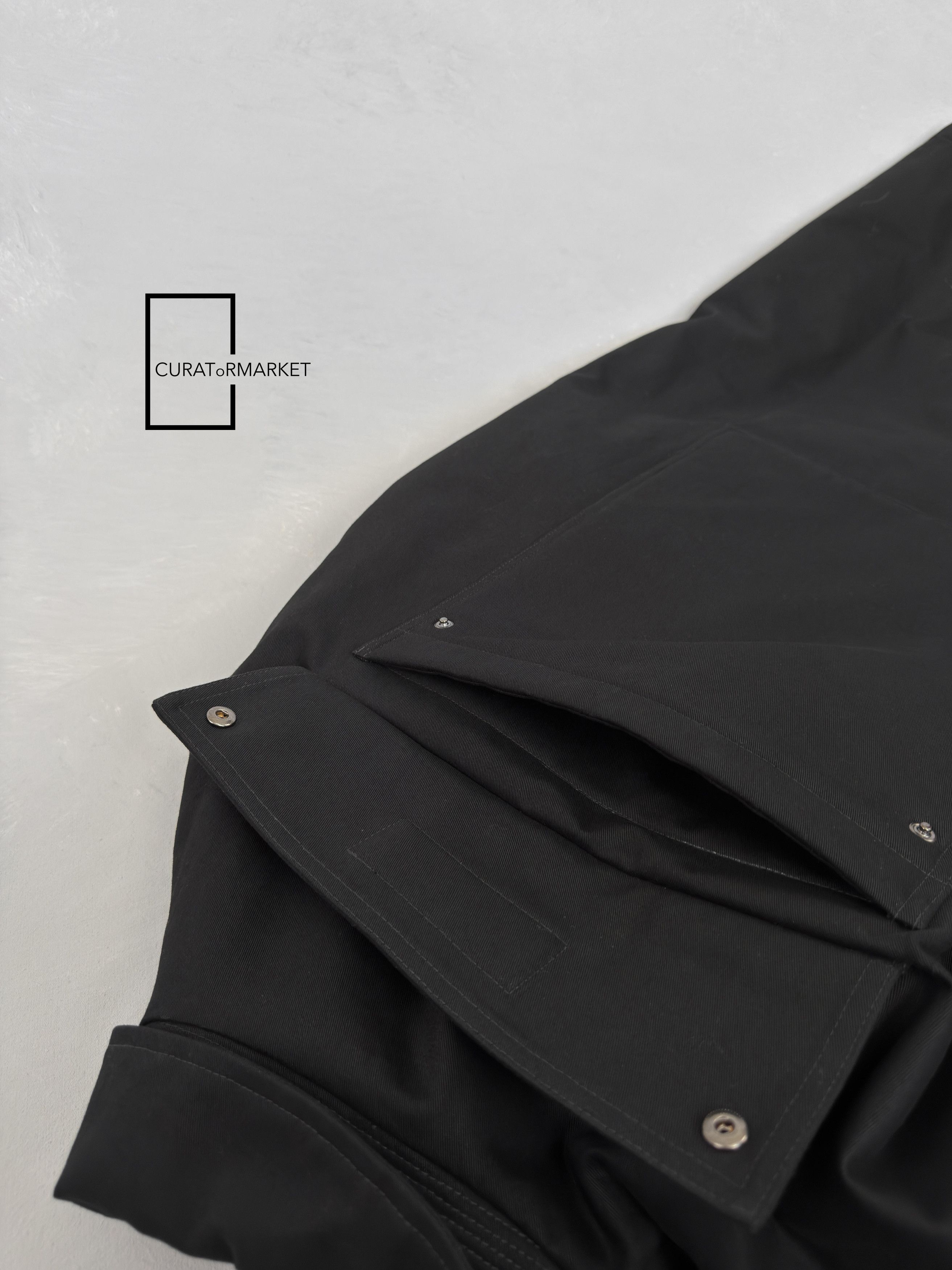 Vetements GRAIL Multi Cargo Back Pocket Zip Army Blackout Parka FW24 Size US S / EU 44-46 / 1 - 18 Thumbnail