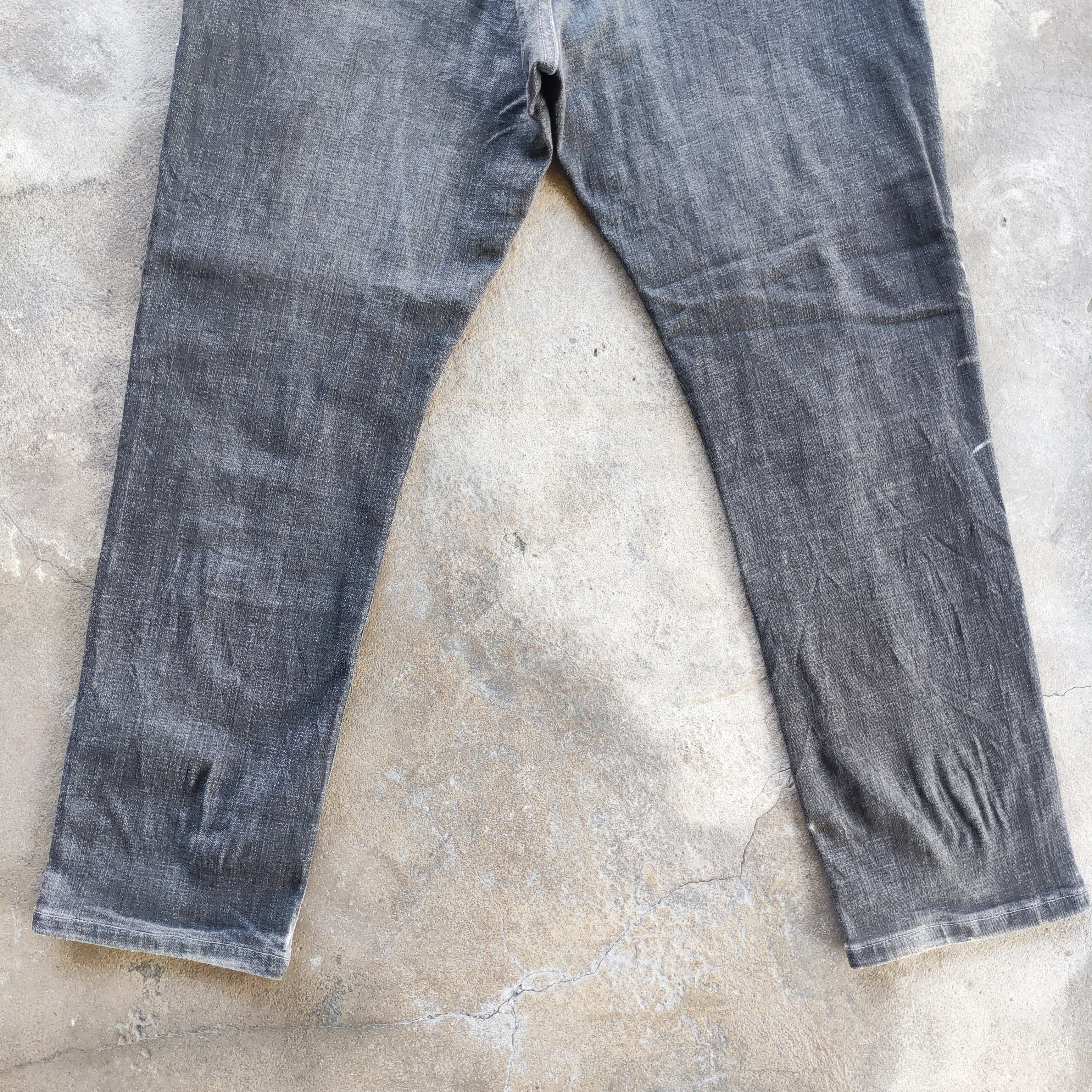 Vintage Topvalu Brand Jeans Ripped Faded Pants