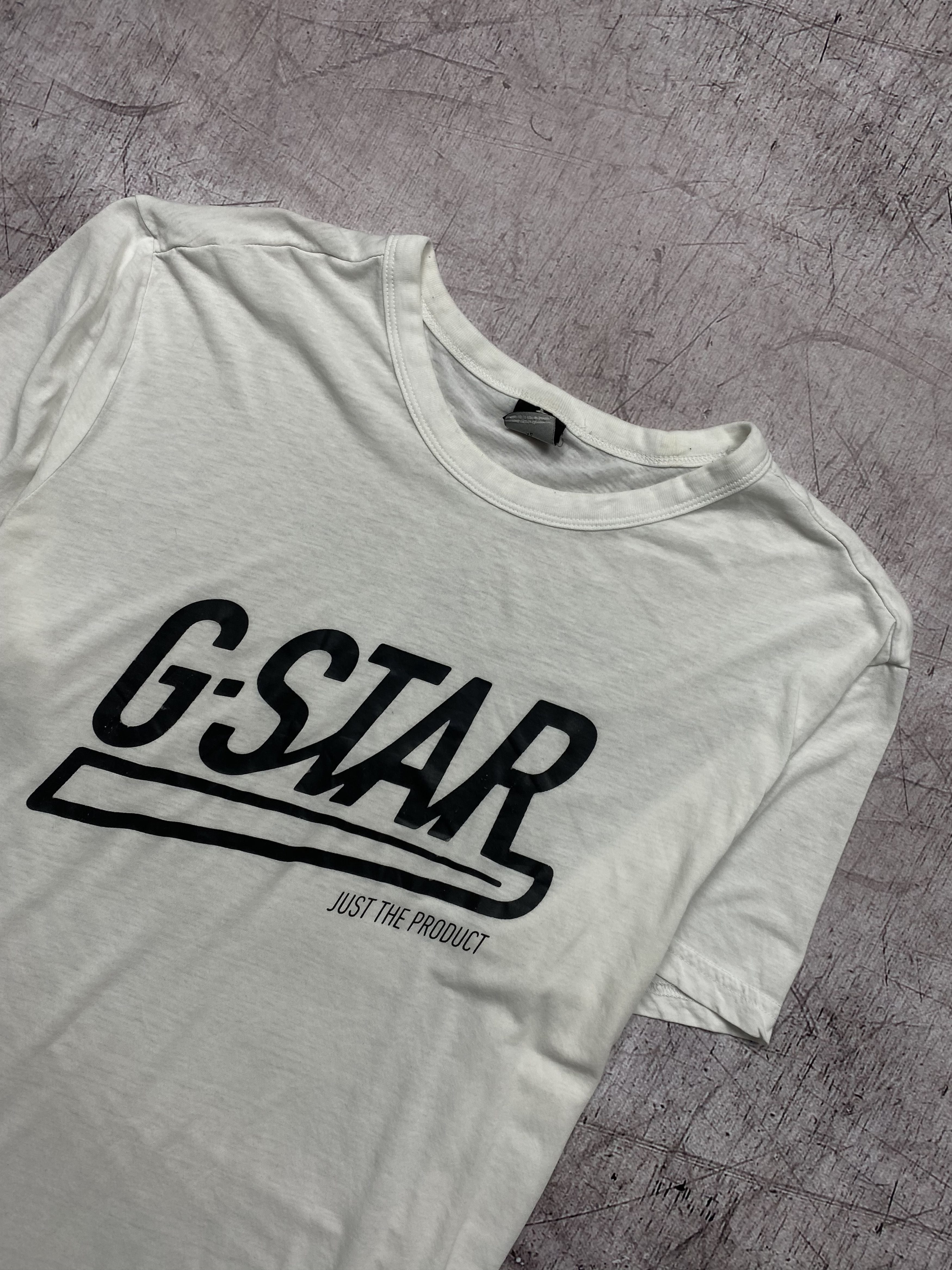G-Star G Star Raw Vintage Mens Big Logo T-Shirt Tee Size US XL / EU 56 / 4 - 2 Thumbnail