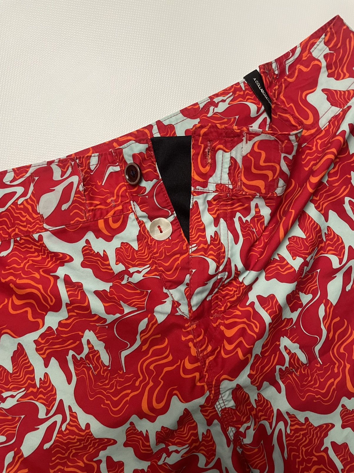 Nike NIKE KAMTANG Ripstop Active Beach Water Sports Shorts Red L Size US 36 / EU 52 - 5 Thumbnail