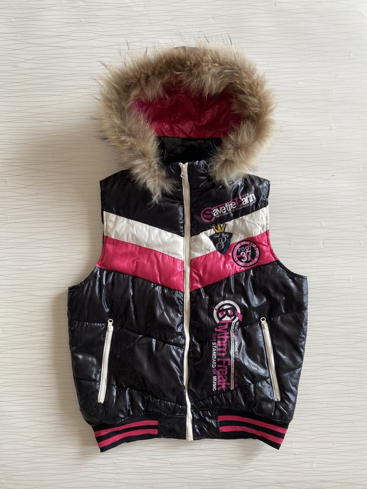 If Six Was Nine Sorridere Vest Fur Jacket Ifsixwasnine Lgb Style Size US L / EU 52-54 / 3 - 3 Thumbnail