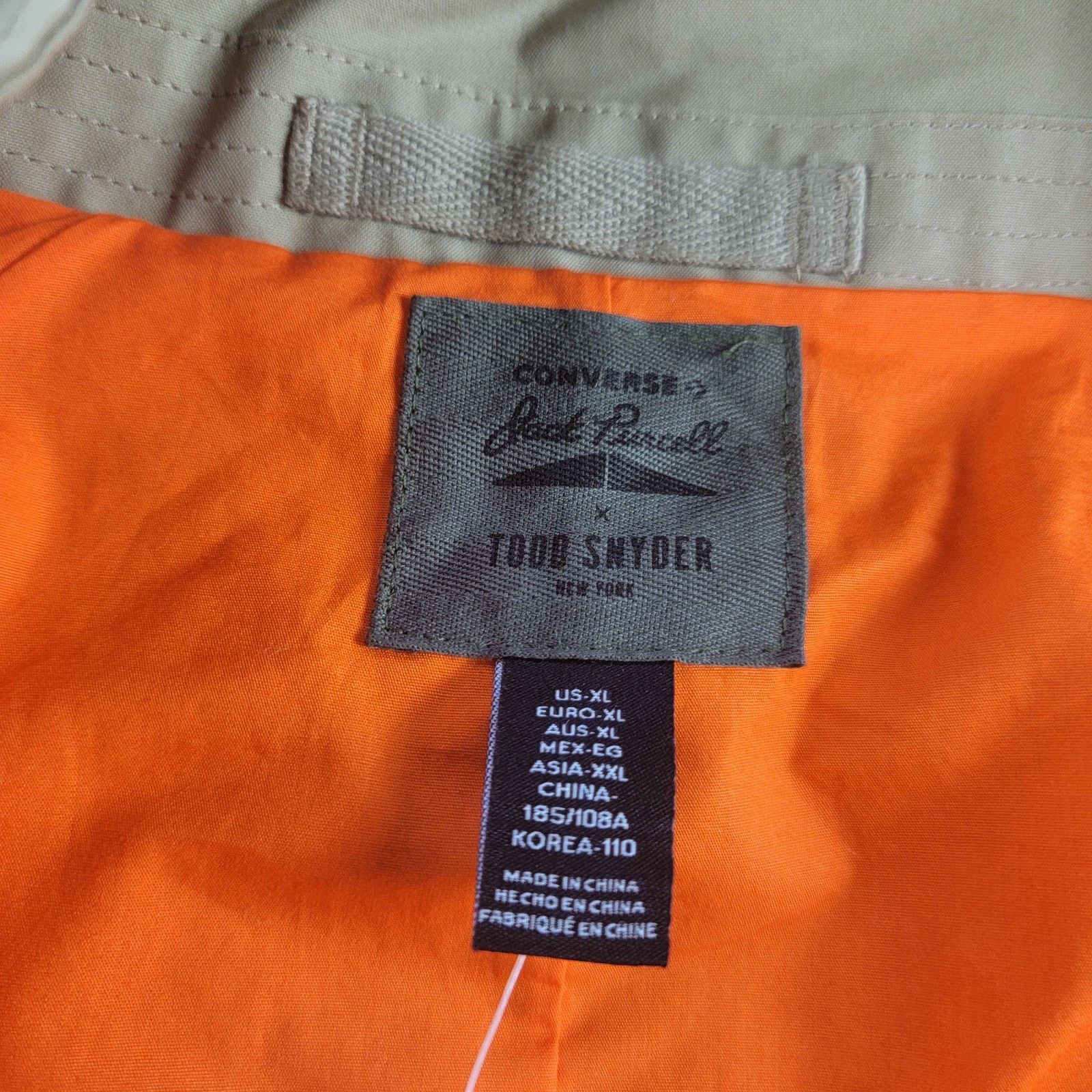 Todd Snyder x Converse Trench Jacket Parka British Millerain