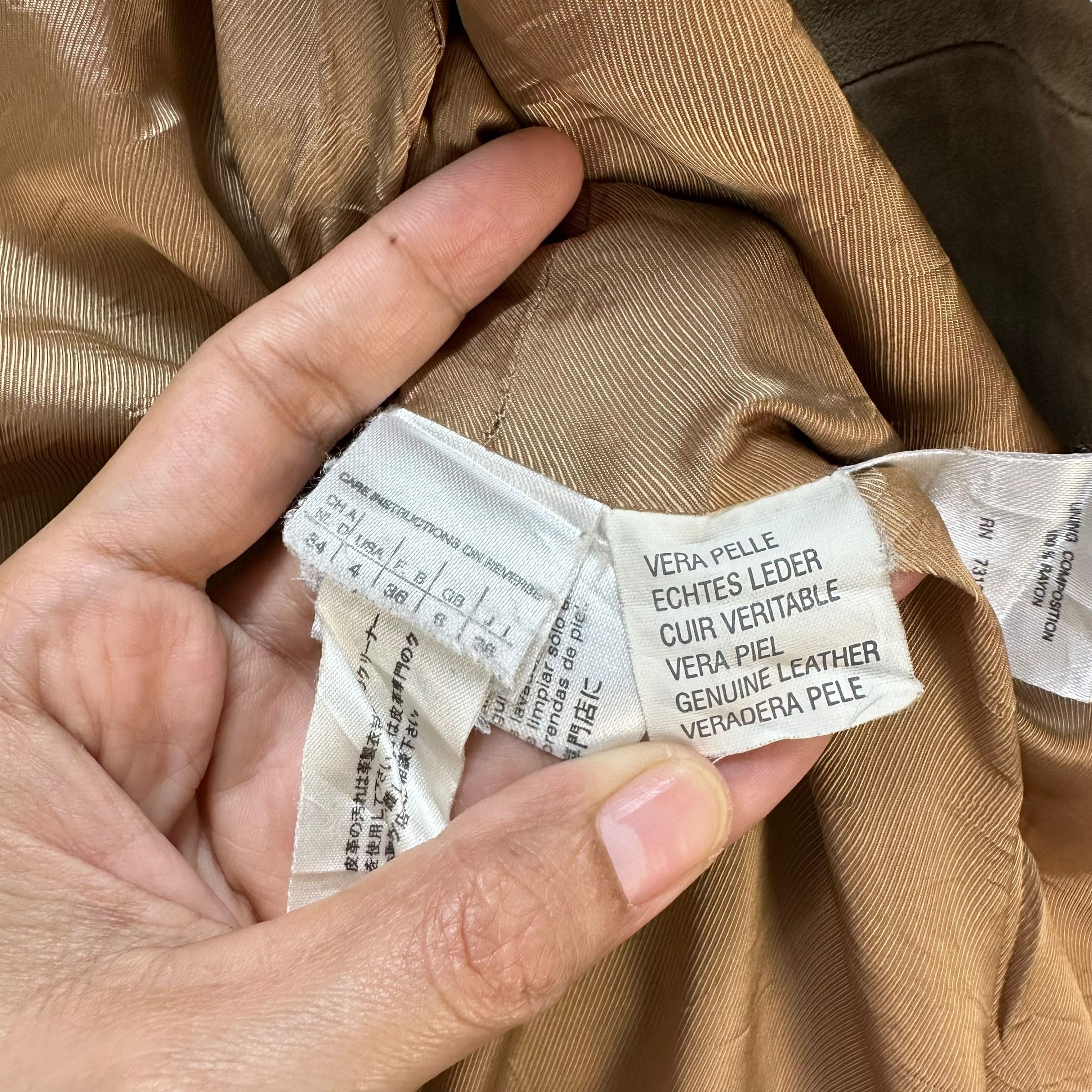 Max Mara Max Mara Suede Leather Jacket #9166-65 Size S / US 4 / IT 40 - 10 Thumbnail