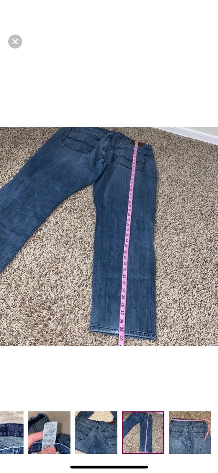 Lucky Brand Lucky brand 221 original straight jeans size 36 Size US 36 / EU 52 - 9 Thumbnail