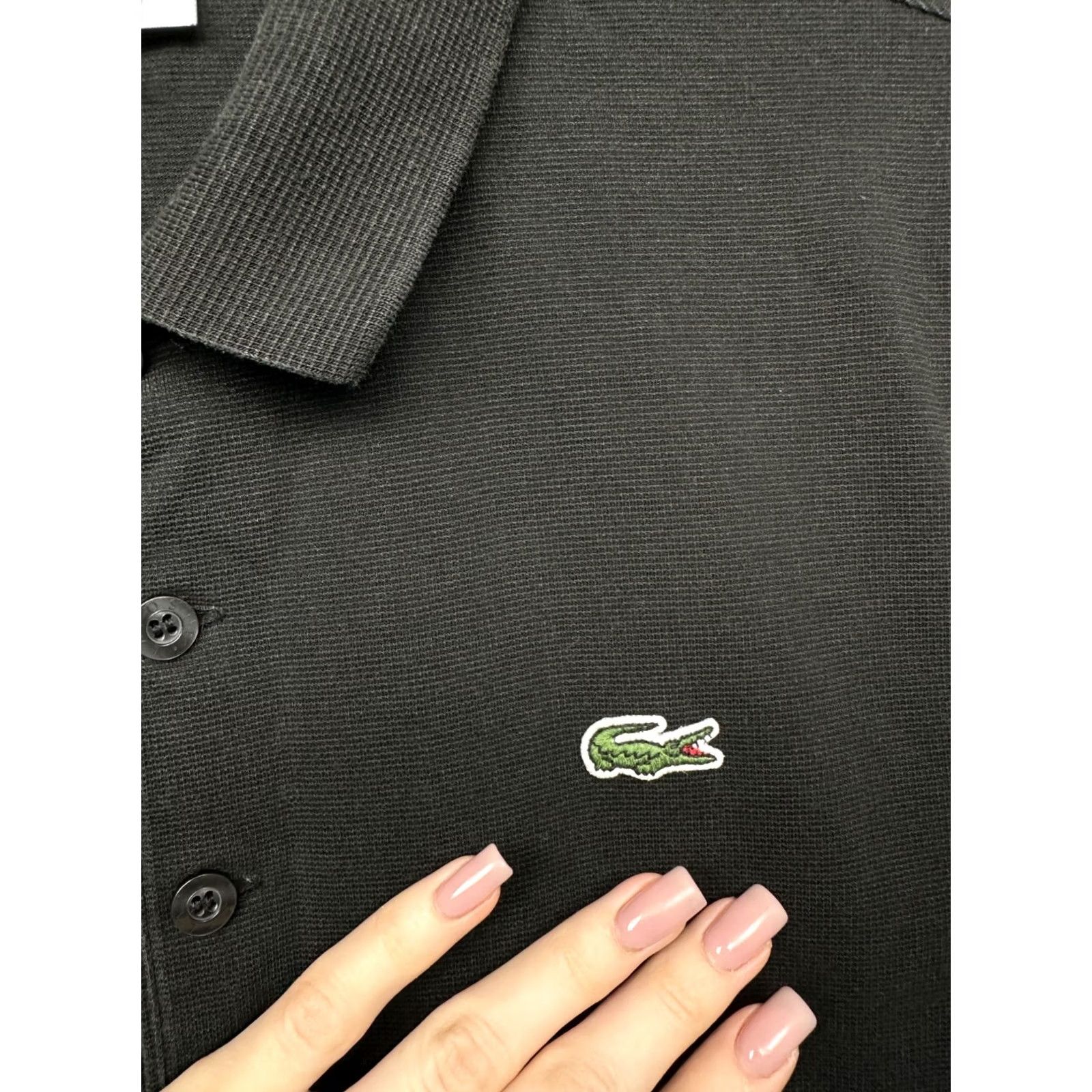 Lacoste Lacoste Sport Mens Polo Shirt M Black Cotton Logo Size US M / EU 48-50 / 2 - 3 Thumbnail