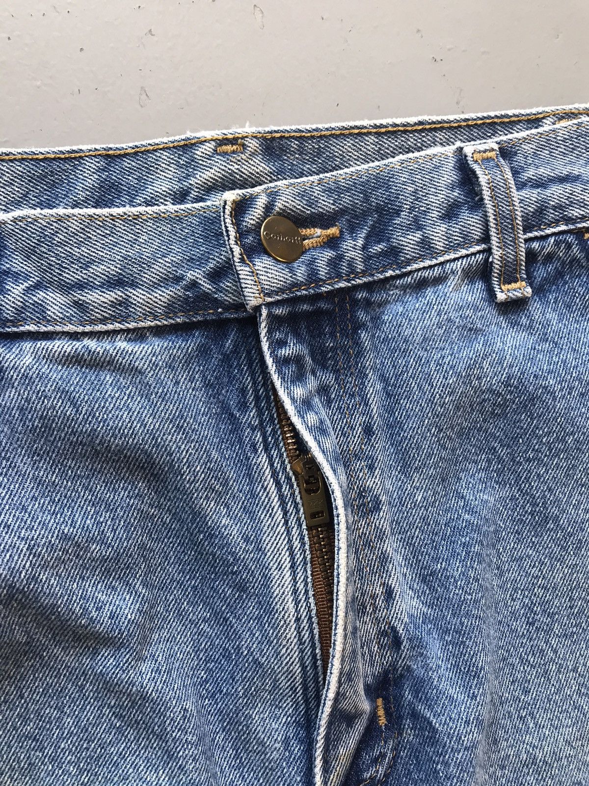 Carhartt × Vintage Vintage Carhartt B237 DST carpenter denim Size US 34 / EU 50 - 7 Thumbnail