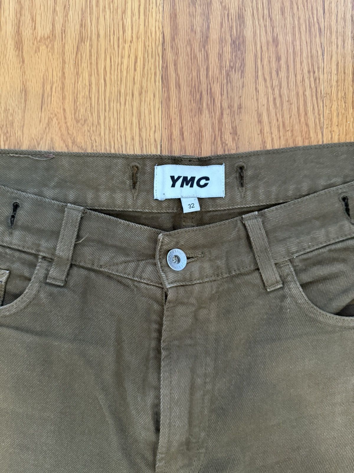 YMC YMC Brown Denim Pants Size US 32 / EU 48 - 2 Thumbnail