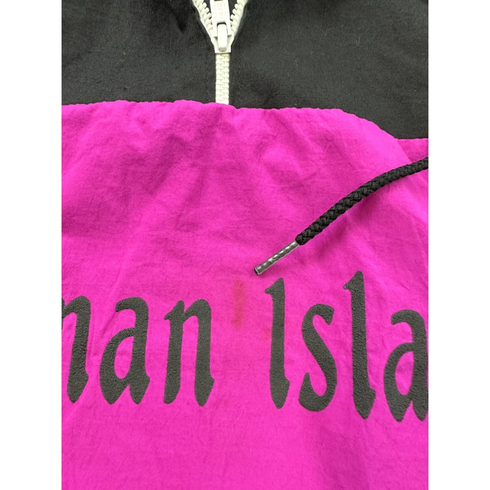 Vintage VINTAGE Cayman Islands Jacket Women XL Black 1/4 Zip Made in USA Size XL / US 12-14 / IT 48-50 - 3 Thumbnail