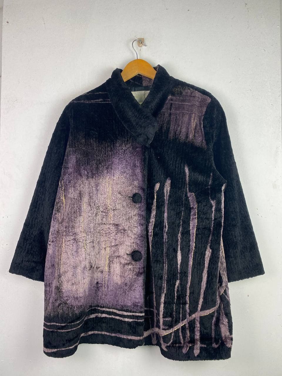 Japanese Brand Vintage Rare Design Mohair Jacket Size US L / EU 52-54 / 3 - 1 Thumbnail