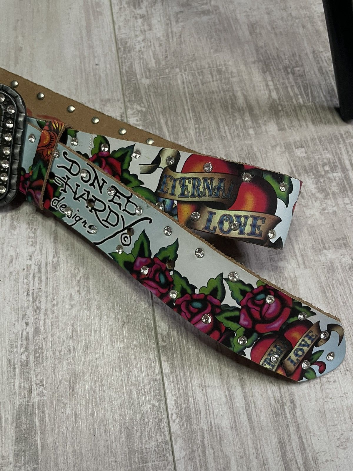 Ed Hardy Vintage Ed Hardy 00’s Belt Japanese Style Multicolour RARE Size ONE SIZE - 4 Thumbnail