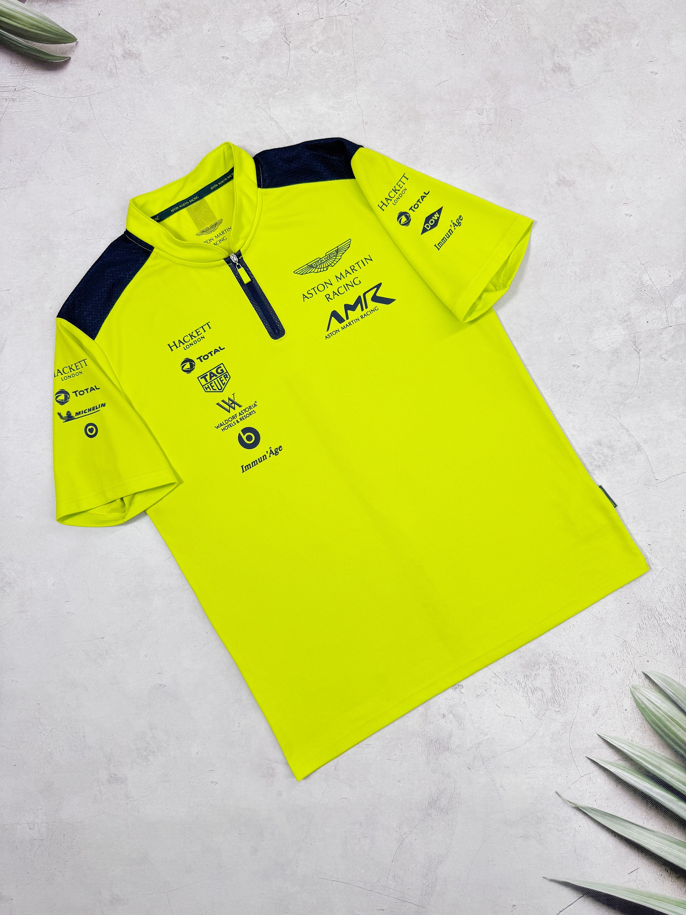 Hackett Aston Martin Racing F1 Team Polo T-Shirt by Hacket London Size US L / EU 52-54 / 3 - 1 Thumbnail