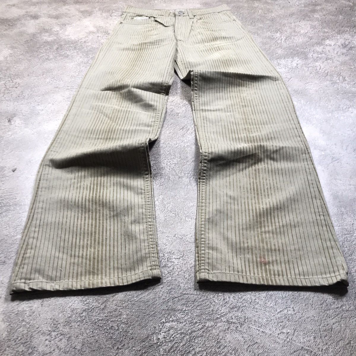 Vintage Vintage Y2K Distressed Baggy Jeans Skate Grunge Japan 28 Size 28" / US 6 / IT 42 - 1 Thumbnail
