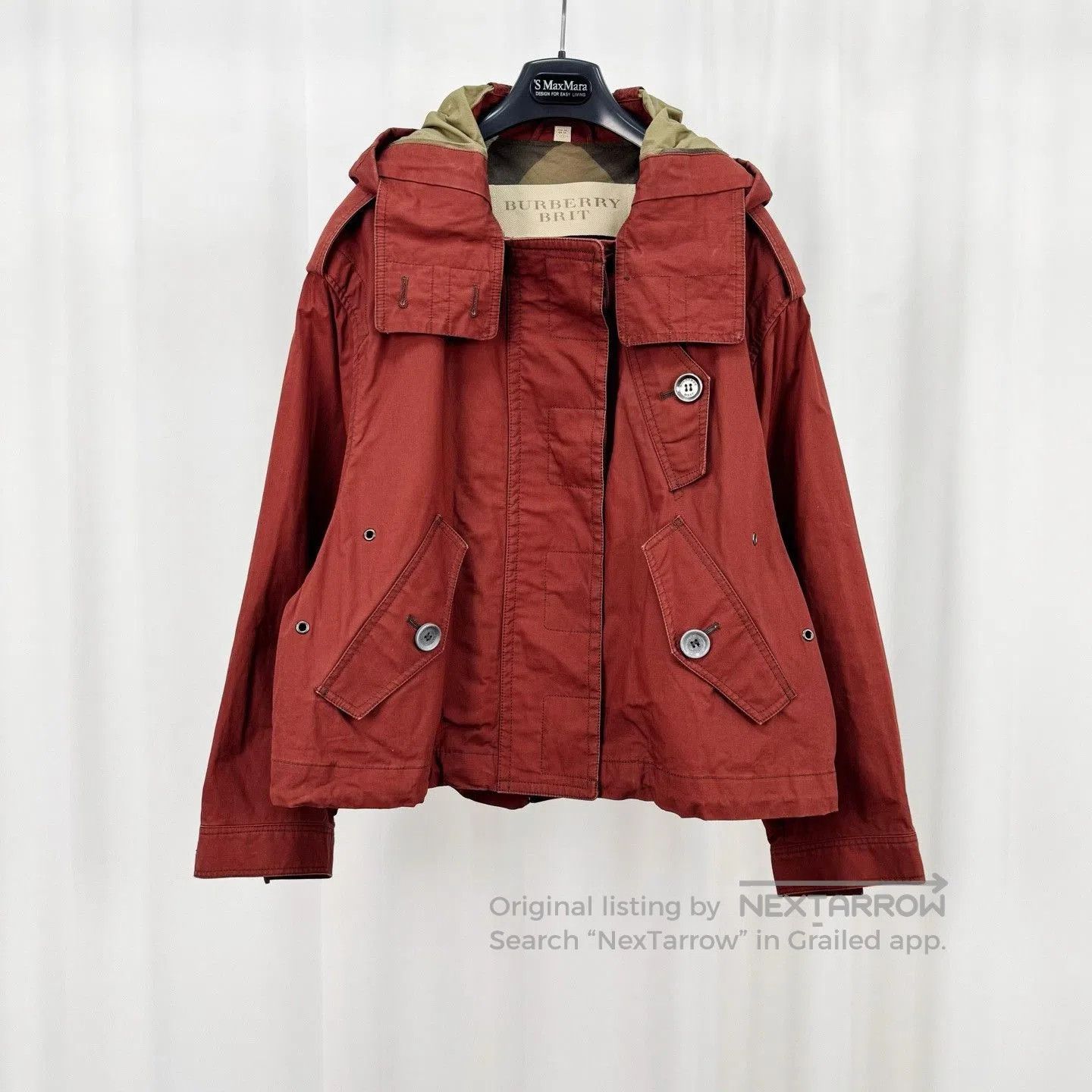 Burberry Burberry Orange Trench Jacket. Size M / US 6-8 / IT 42-44 - 1 Thumbnail