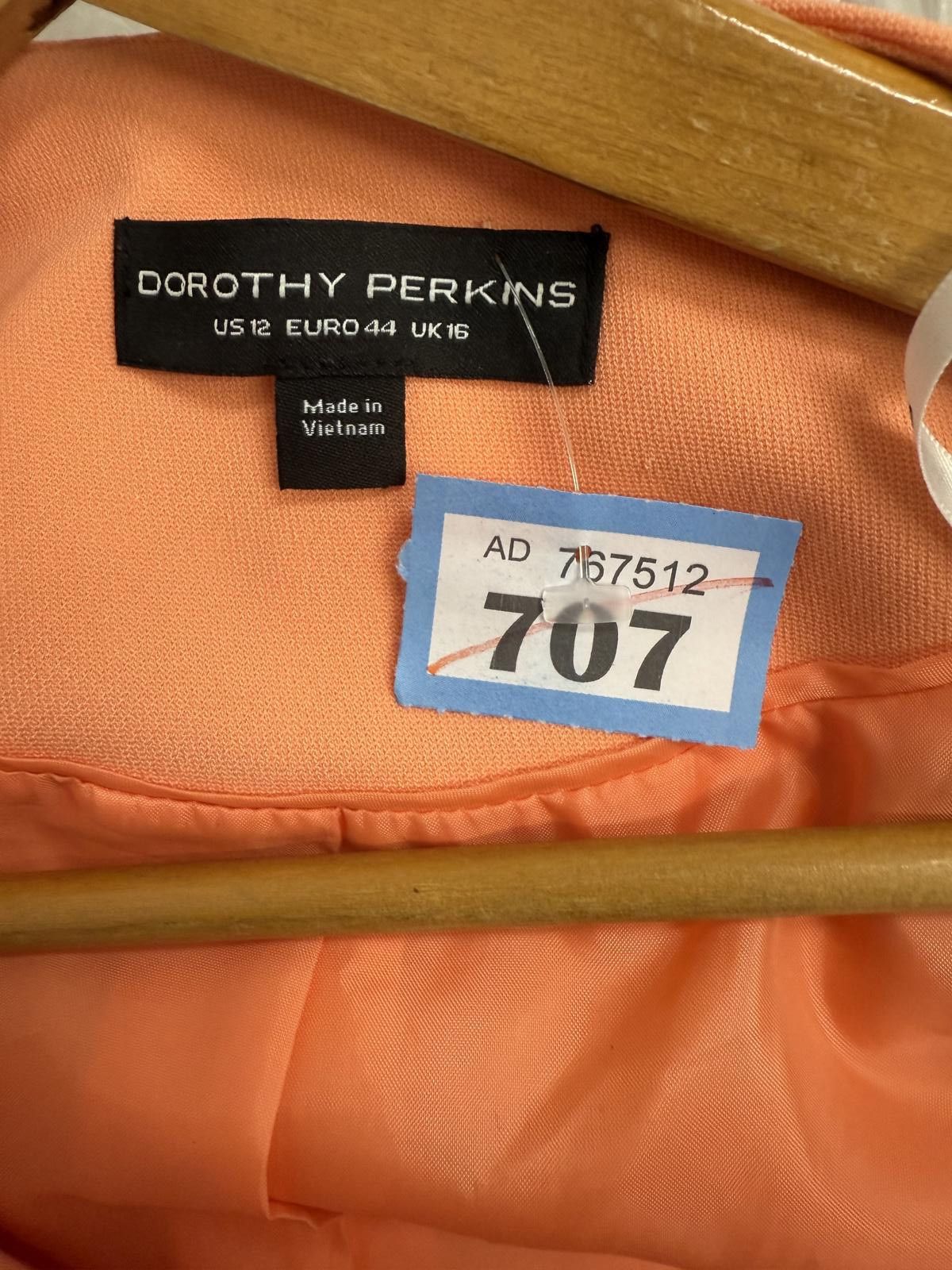 Other Dorothy Perkins Orange Blazer Jacket Size UK 12 Size XL / US 12-14 / IT 48-50 - 2 Thumbnail