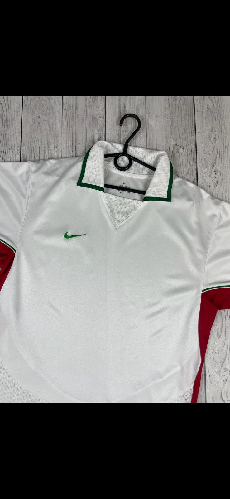 Nike vintage jersey size M Portugal total 90 rare polo