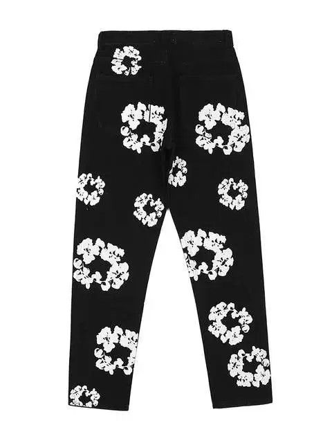 Japanese Brand Men's jeans with print Size US 34 / EU 50 - 2 Thumbnail