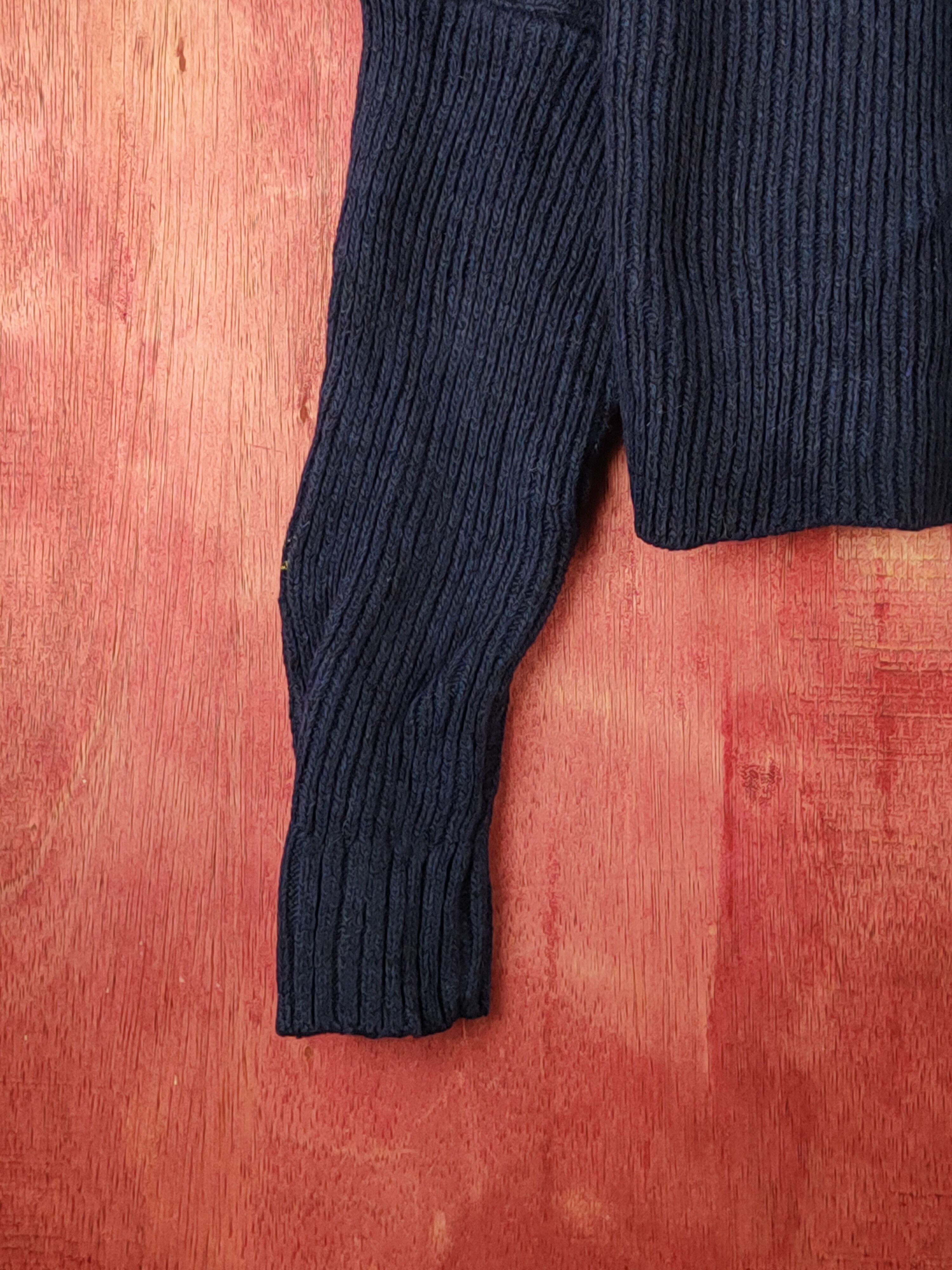Japanese Brand Japanese Brand Dark Blue Knitwear Cardigan #S2345 Size M / US 6-8 / IT 42-44 - 4 Thumbnail