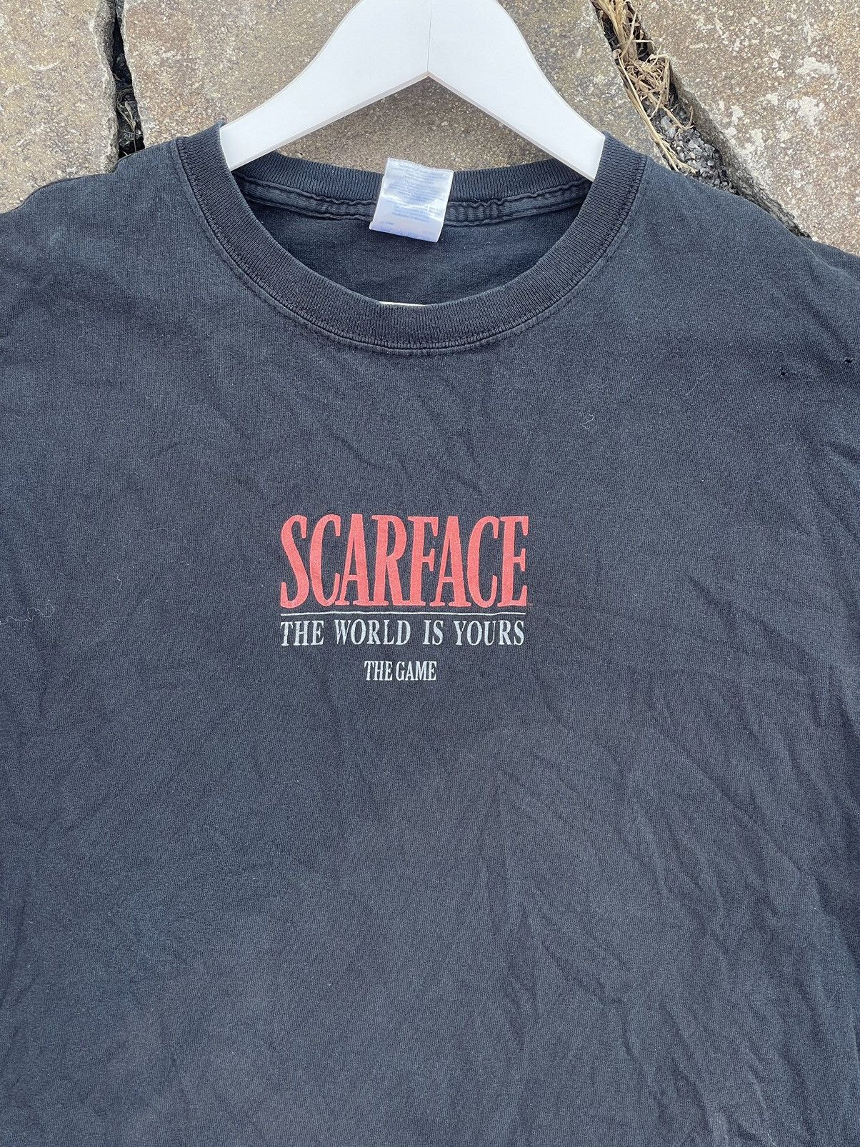 Vintage 90’s Scarface Promo Movie T-shirt vintage be Tony Montana Size US L / EU 52-54 / 3 - 4 Thumbnail