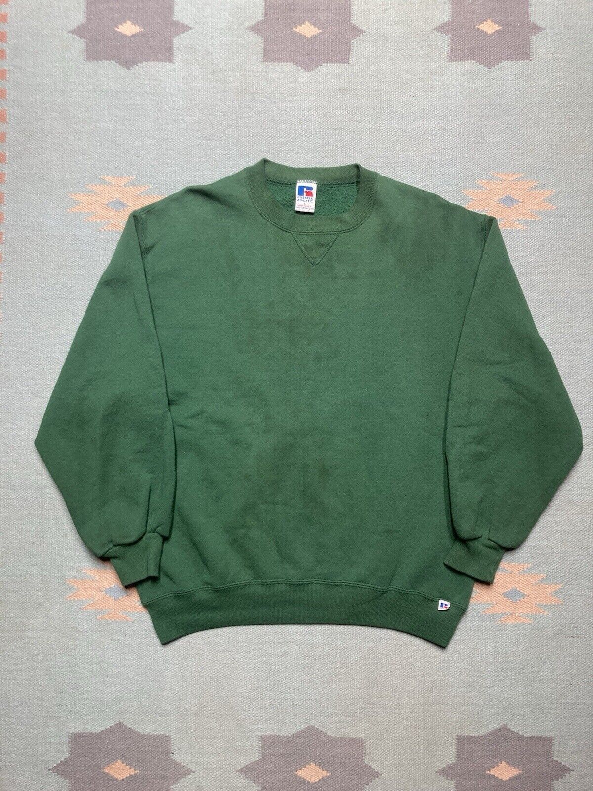 Russell Athletic × Vintage Vtg crewneck sweatshirt Russell athletic faded USA made L Size US L / EU 52-54 / 3 - 1 Thumbnail
