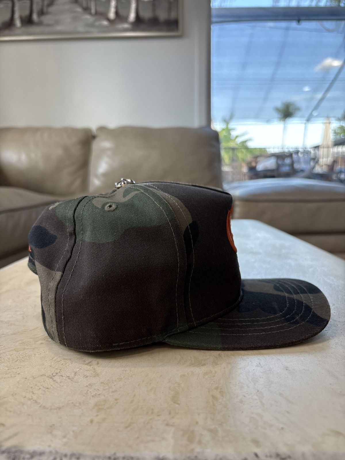 Chrome Hearts Chrome Hearts Camo CH Baseball Hat Size ONE SIZE - 4 Thumbnail