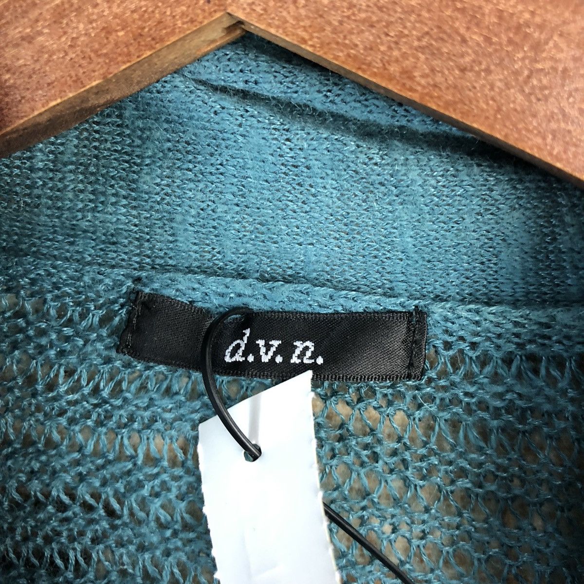 Vintage DL D.V.N Green vintage Cardigan Knitwear #C574 Size US L / EU 52-54 / 3 - 9 Thumbnail