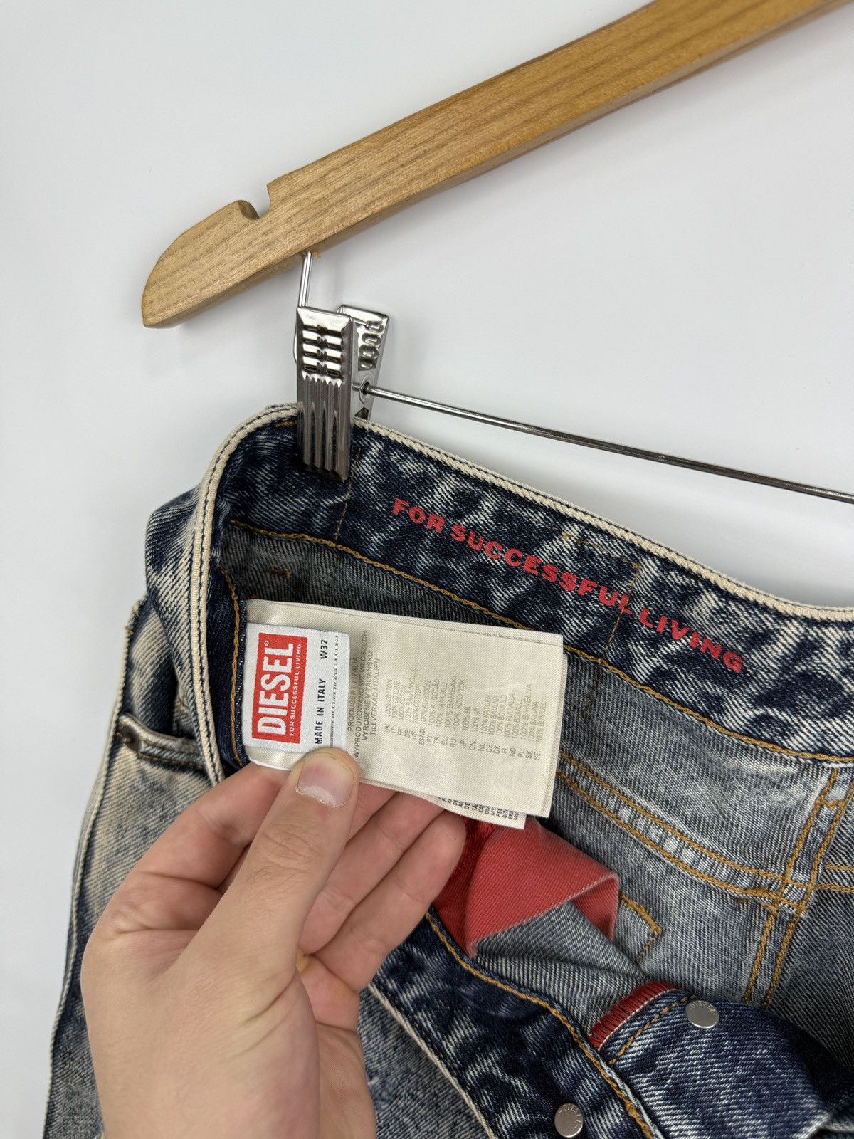 Diesel 🇺🇸❗️NEW Diesel 1955 D-Rekiv 09E10 Distressed Jeans W32/L32 Size US 32 / EU 48 - 11 Thumbnail