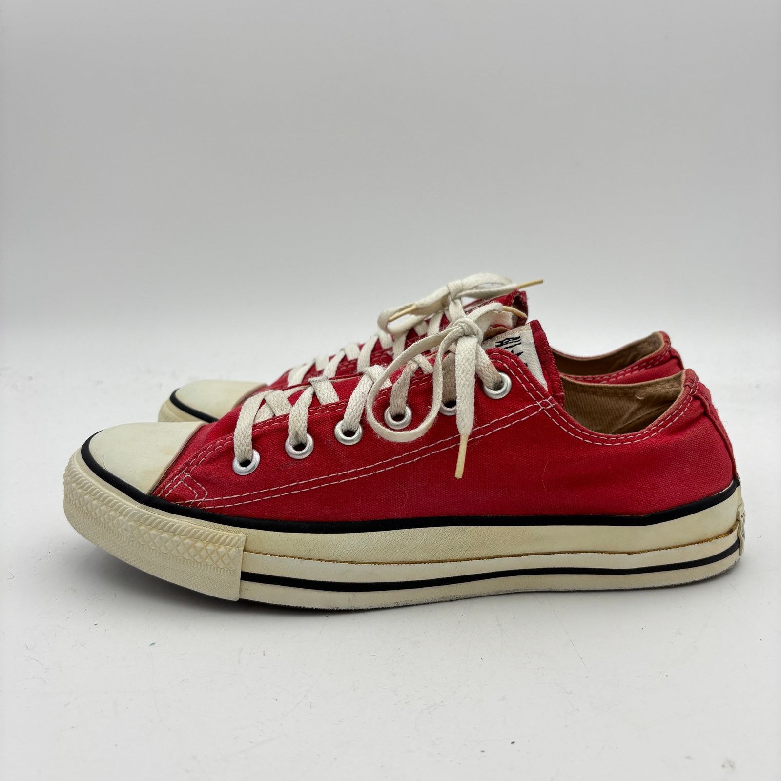 Converse Vintage 90s Converse Chuck Taylor Low Sneakers Men's 8 Red Size US 8 / EU 41 - 5 Thumbnail