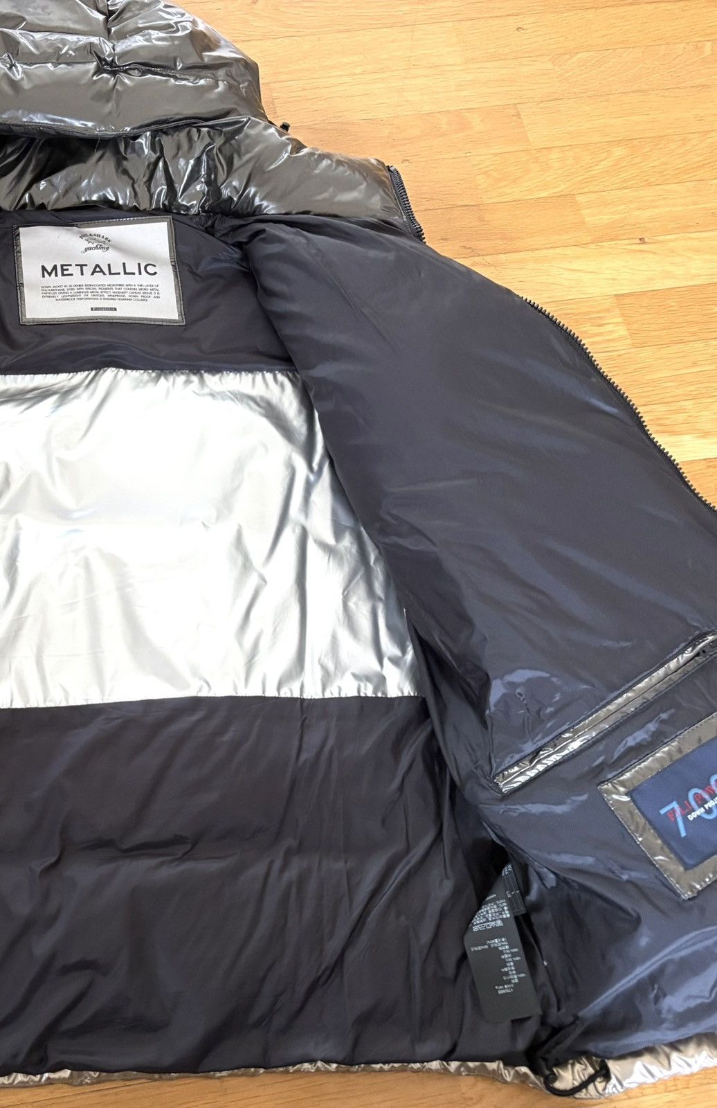 Paul & Shark Paul&Shark down jacket- metalic degradé colorblock- Like New Size US M / EU 48-50 / 2 - 5 Thumbnail