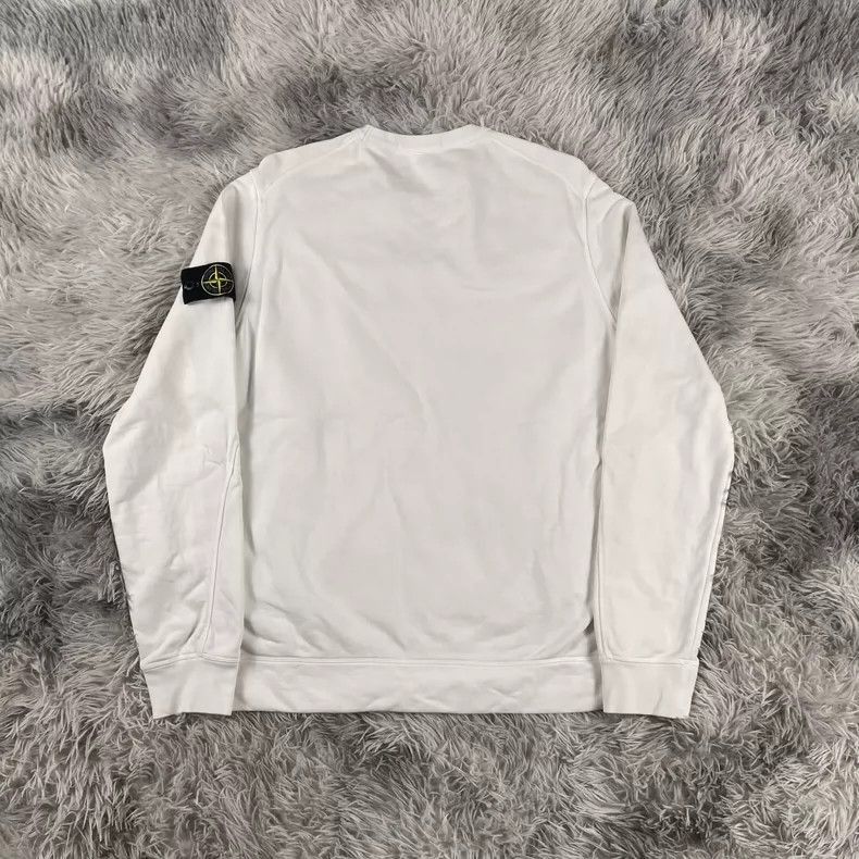 Stone Island Stone Island White Basic Hoodie -2506 Size US L / EU 52-54 / 3 - 2 Thumbnail