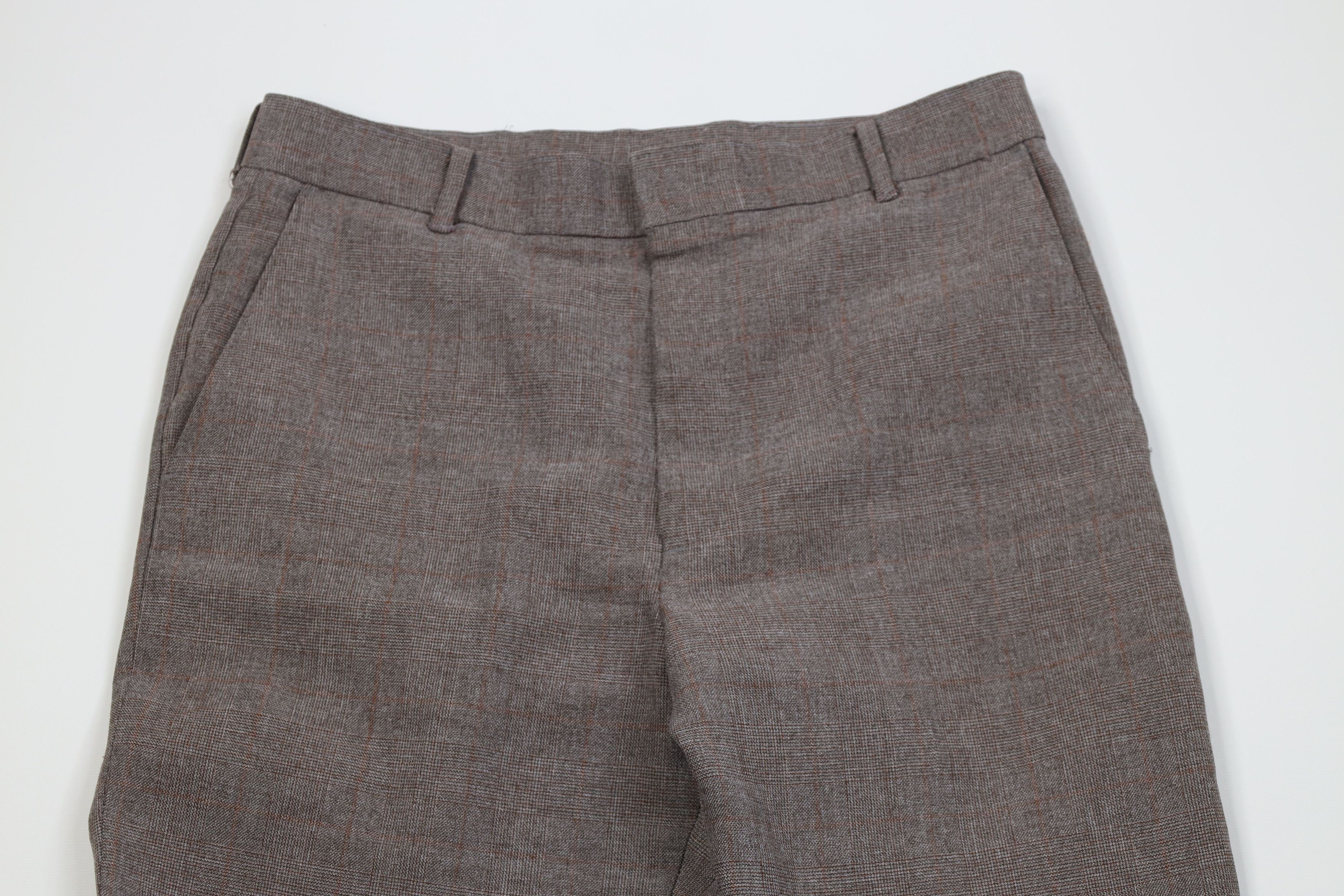 Levi's Vintage 70s Levis Wide Leg Chino Pants Trousers Plaid USA Size US 30 / EU 46 - 2 Thumbnail