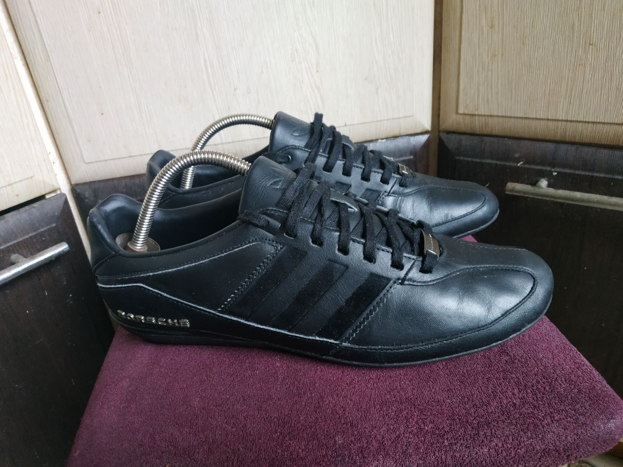 Adidas Adidas x Porsche Design Typ 64 Black Leather Sneakers Size US 9.5 / EU 42-43 - 1 Thumbnail