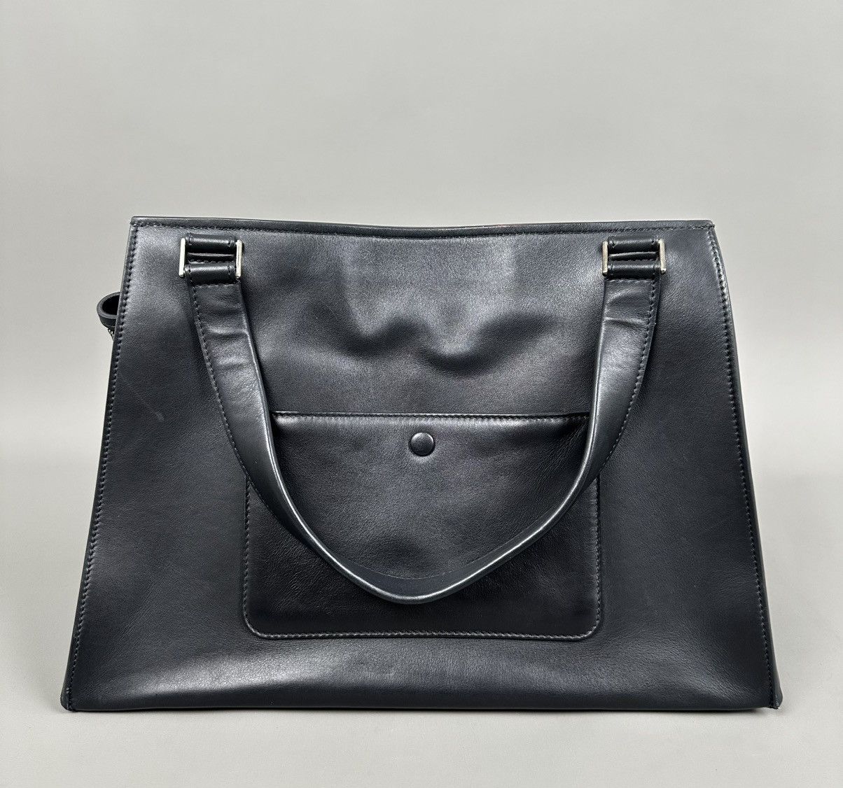 Celine Celine - Edge Pony-Style Calfskin Leather - Handle Bag Size ONE SIZE - 4 Thumbnail