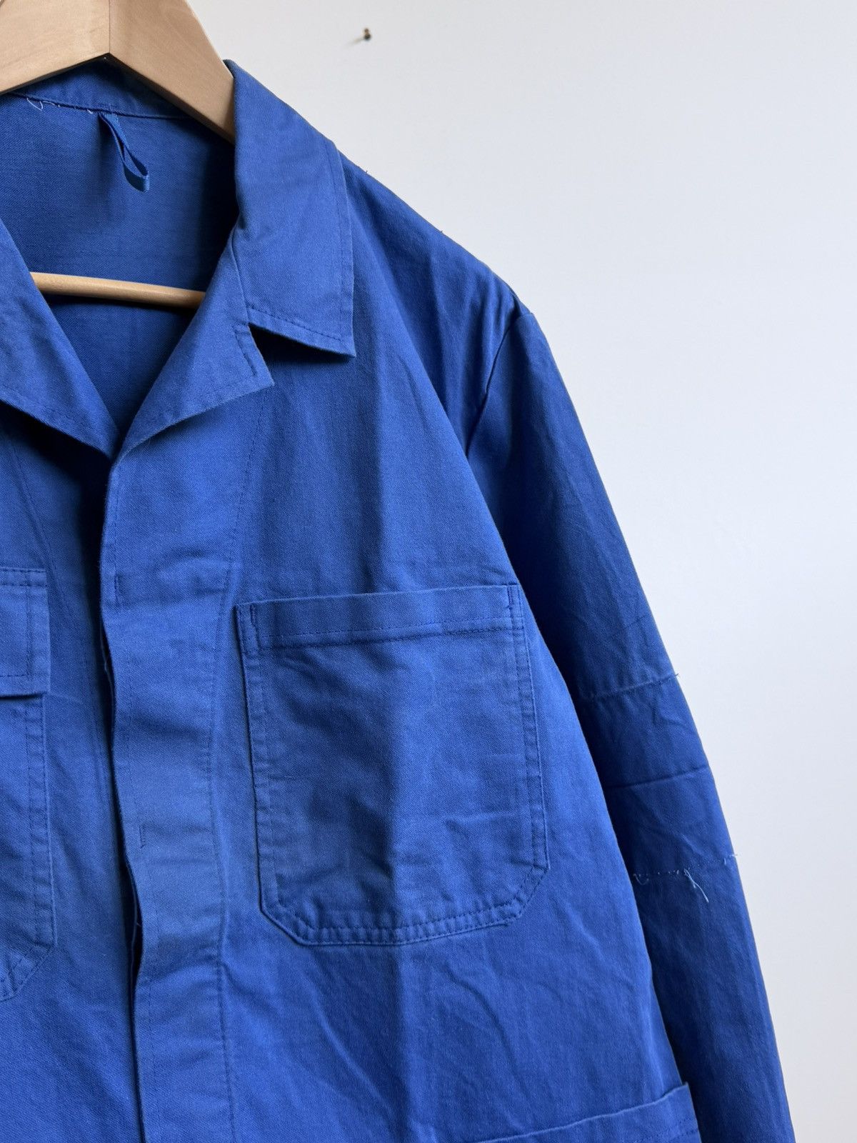 Le Laboureur Vintage 80s French Chore Work Jacket Size US L / EU 52-54 / 3 - 3 Thumbnail