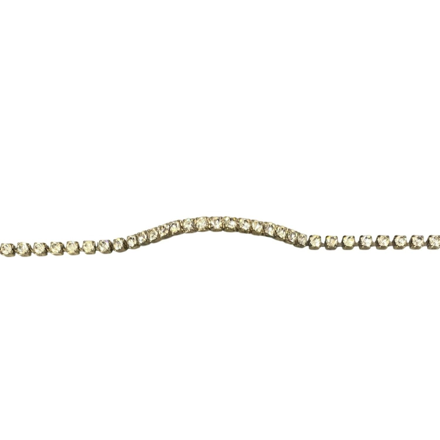 Other Vintage 7 inch Rhinestone Tennis Bracelet Size ONE SIZE - 5 Thumbnail