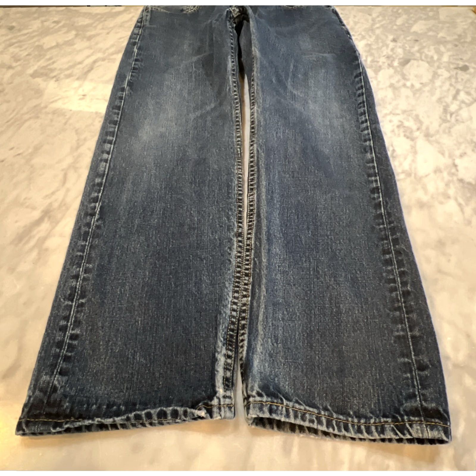 Levi's Levi's 505 Jeans Men Size 36 X 30 Blue Denim Zipper Button Red Tag straight Regular Size US 36 / EU 52 - 5 Thumbnail