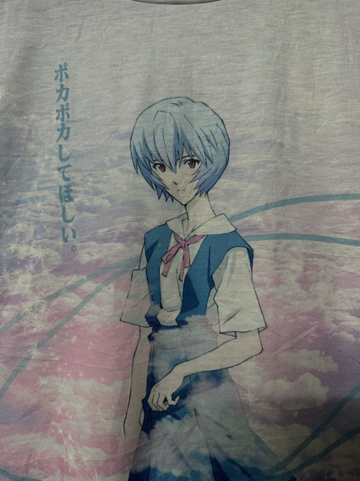 Anime × Vintage Vintage Evangelion X Acdc Rag Anime Manga Japan Tee Size US M / EU 48-50 / 2 - 5 Thumbnail