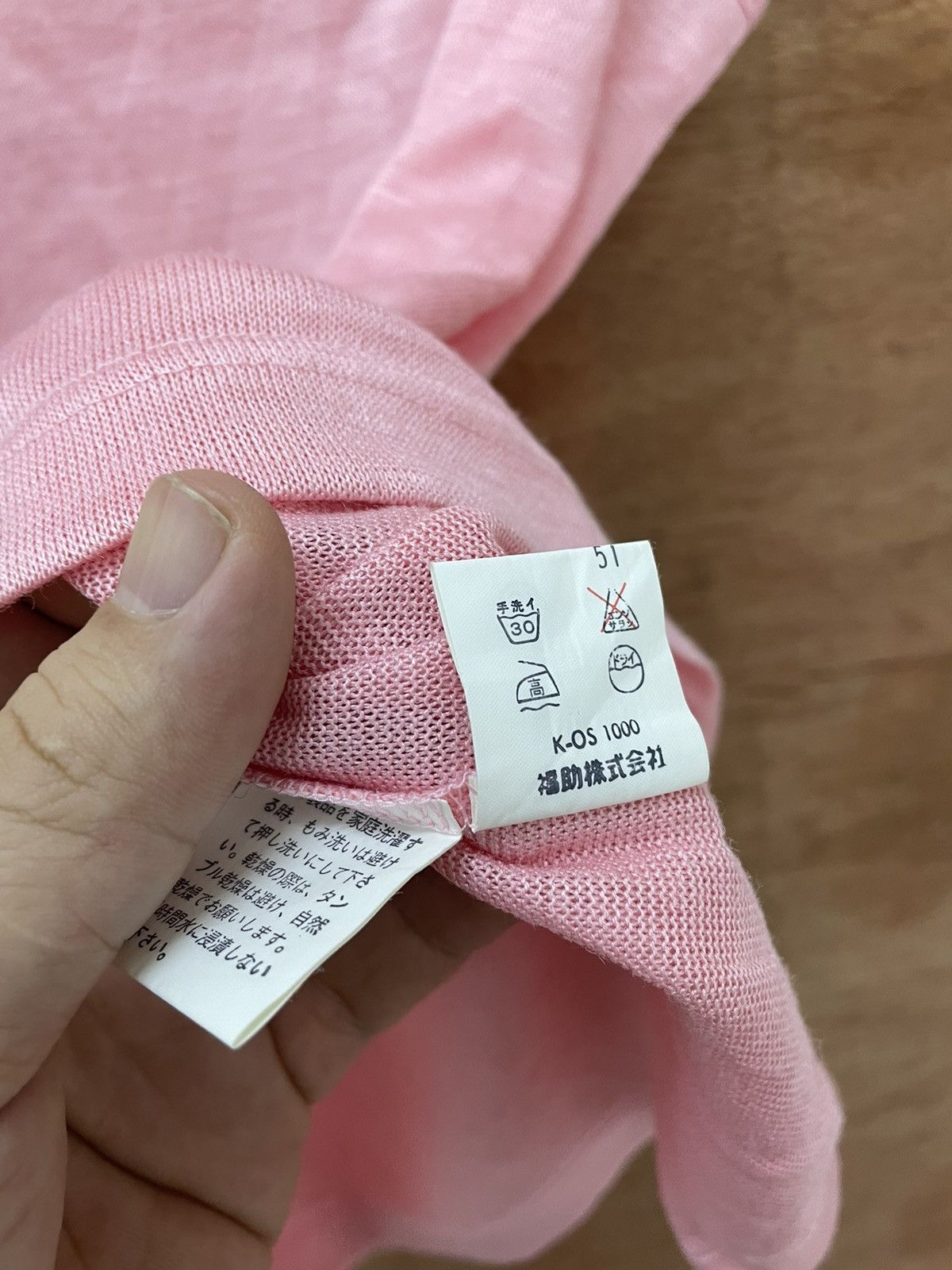 Lancel × Vintage VINTAGE LANCEL PINK CROP TOP Size M / US 6-8 / IT 42-44 - 4 Thumbnail