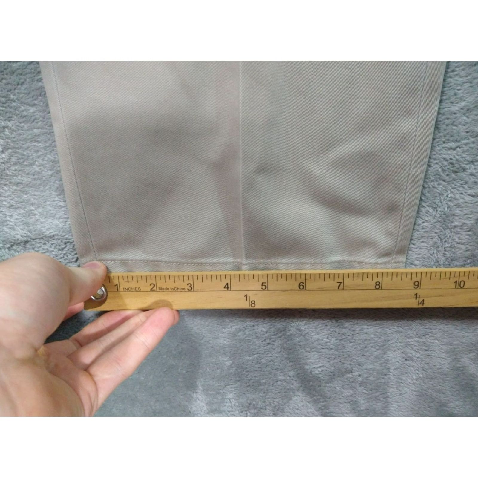 Brooks Brothers Brooks Brothers Pants Mens 36x32 Beige Chino Flat Front Cotton Size US 36 / EU 52 - 6 Thumbnail