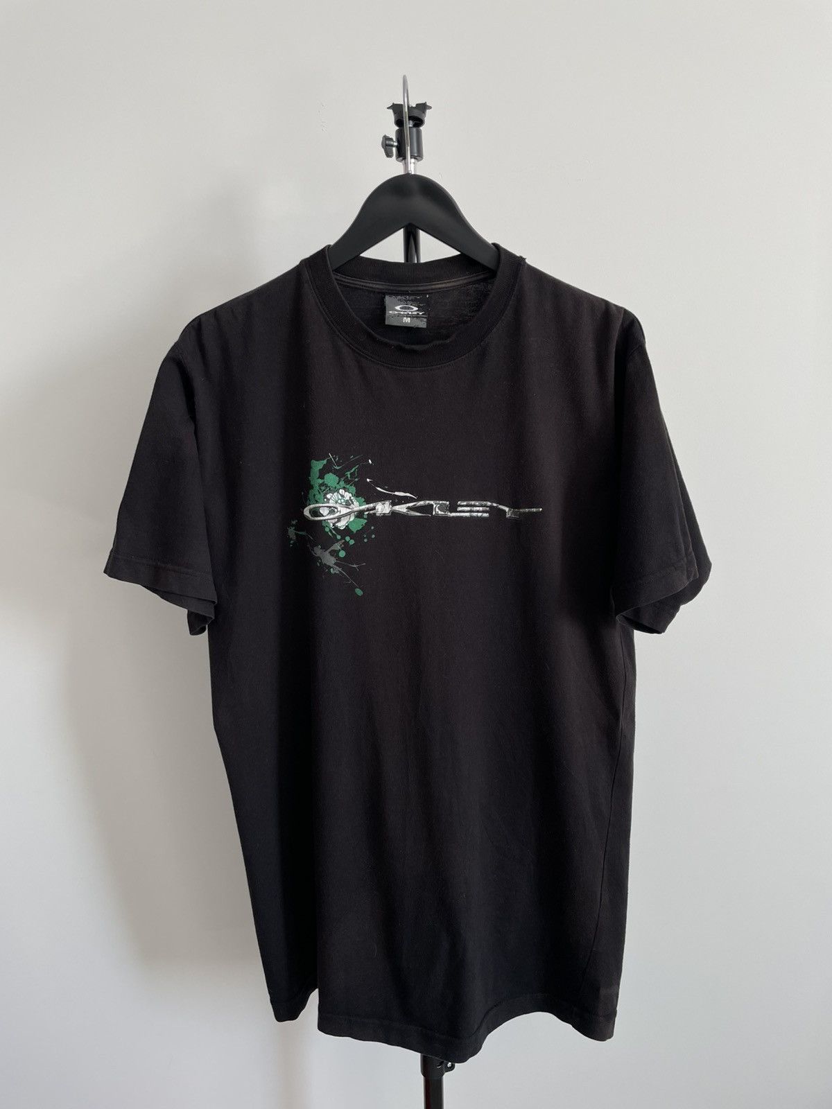 Oakley Vintage Oakley 90’s Software Icon Green Flower T-Shirt RARE Size US M / EU 48-50 / 2 - 2 Thumbnail