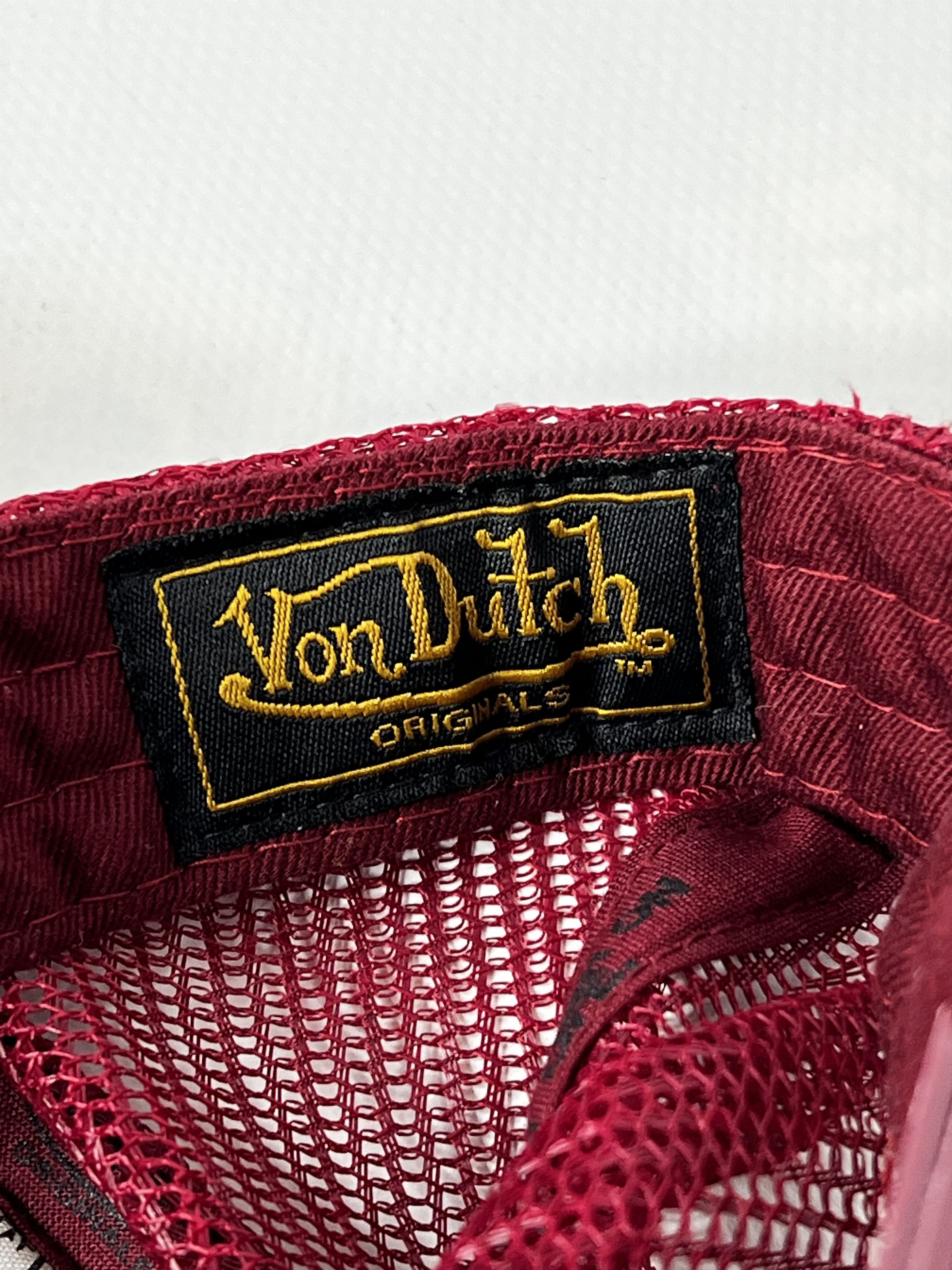 Von Dutch VON DUTCH HAT CAP SNAP BACK LOGO TRUCKER BASEBALL MENS Y2K Size ONE SIZE - 6 Thumbnail