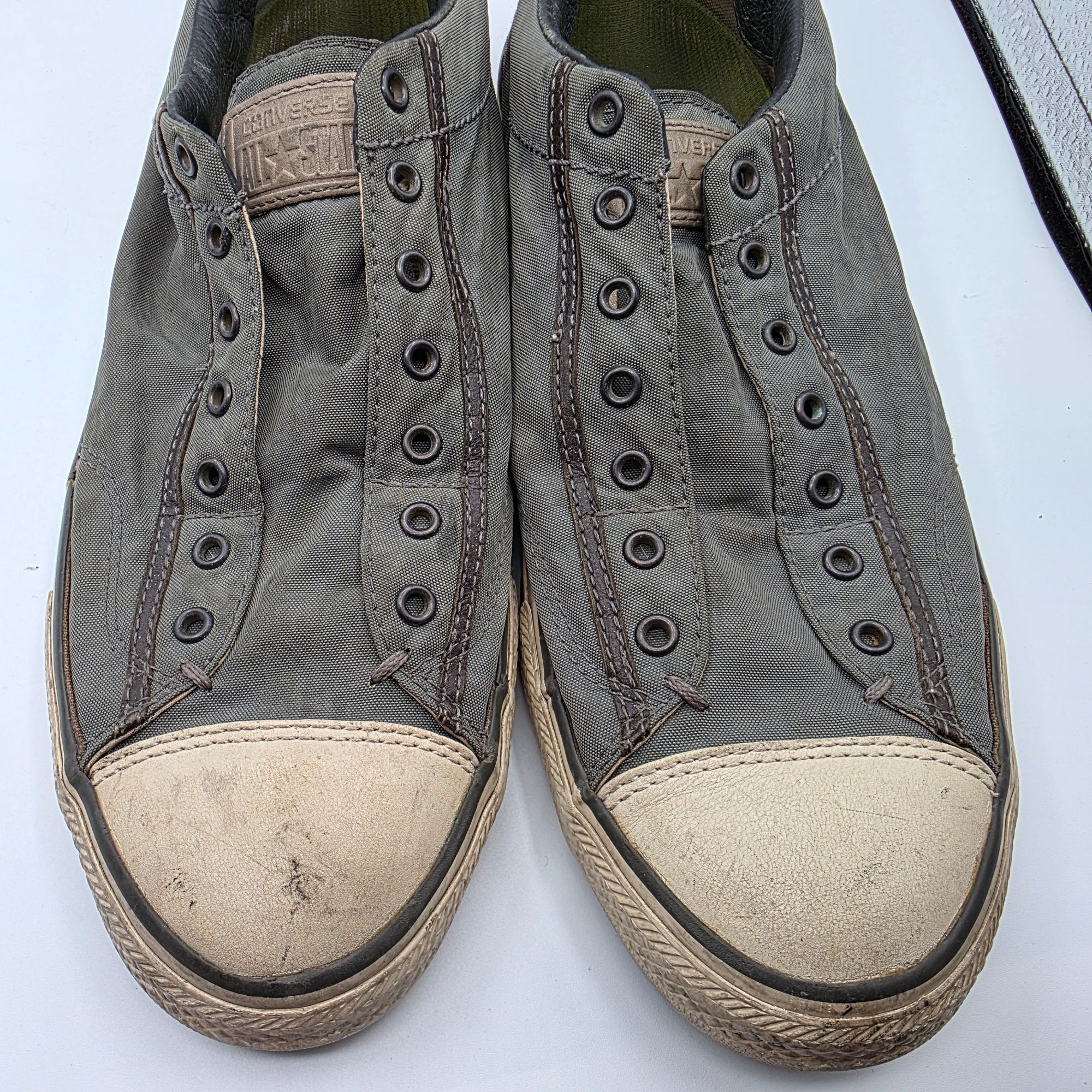 Converse × John Varvatos Converse x John Varvatos Mens Size 11 Nickel Gray Shoes Casu Size US 11 / EU 44 - 10 Thumbnail