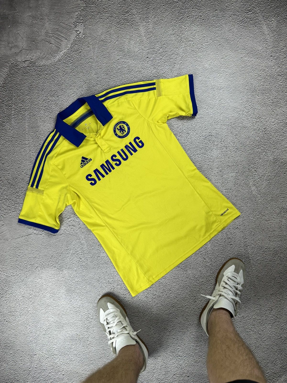 Adidas × Chelsea Soccer Vintage Adidas Chelsea Samsung Soccer Jersey Blockcore Size US M / EU 48-50 / 2 - 3 Thumbnail