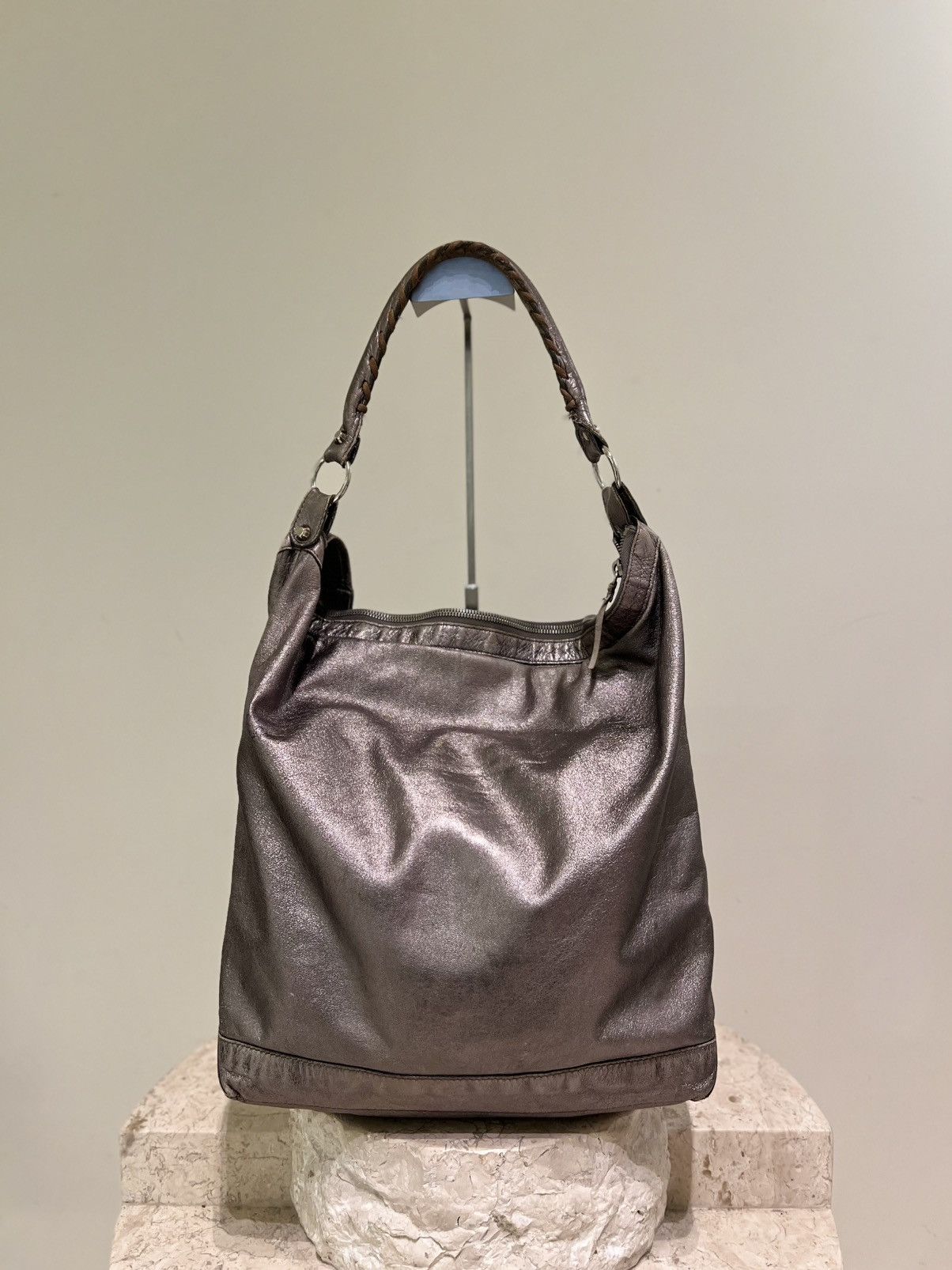 Balenciaga Balenciaga Day hobo silver Size ONE SIZE - 12 Thumbnail