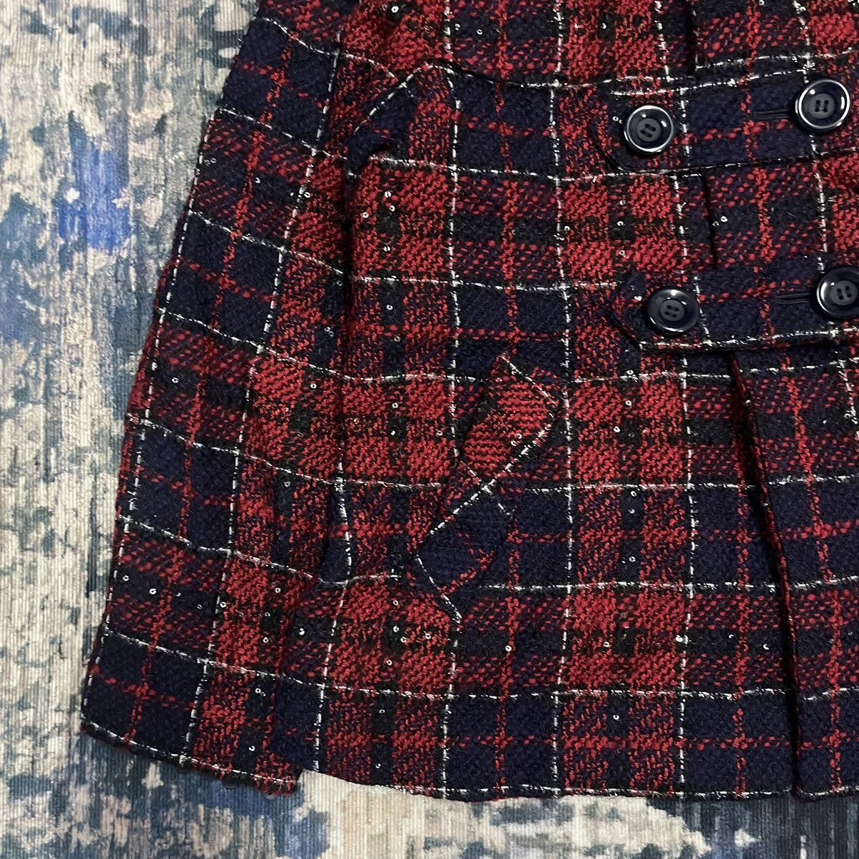 Le Grande Bleu (L.G.B.) Vintage Y2k Joias Gothic Punk Fur Lgb Style Button Jacket Size XS / US 0-2 / IT 36-38 - 5 Thumbnail