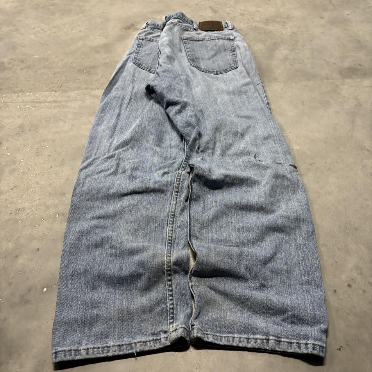 Japanese Brand × Vintage Crazy Vintage Y2K/2000s Grunge Light Wash Denim Jeans! Size US 36 / EU 52 - 4 Thumbnail